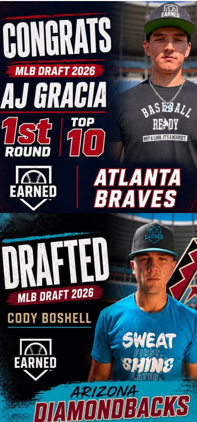 EARNED Ballplayers: AJ Gracia & Cody Boshell Hear Their Names Called