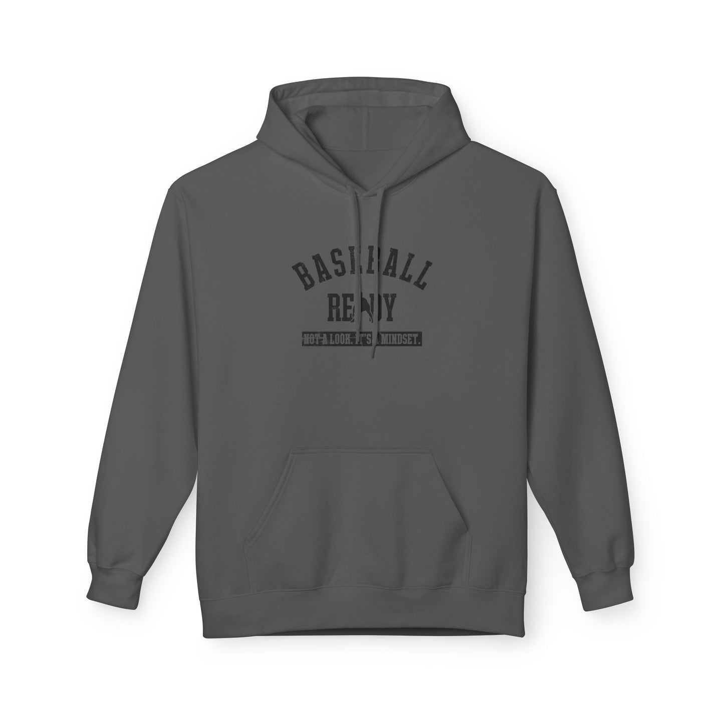 BASEBALL READY Youth Hoodie - Black Graphic
