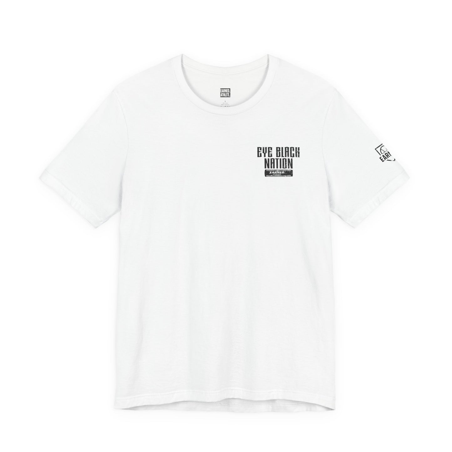 EYE BLACK NATION / WARRIOR Adult Tee - Black Font