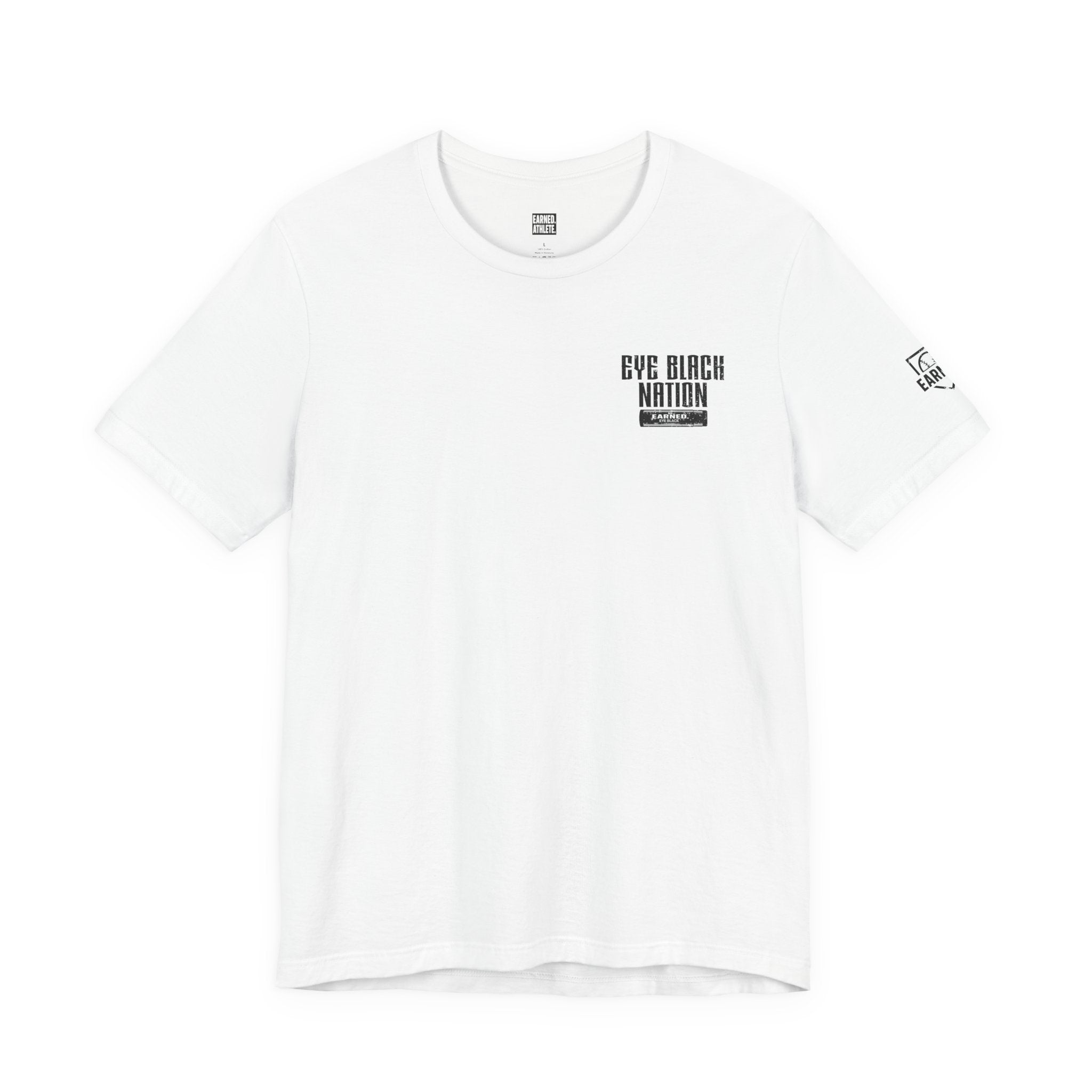 EYE BLACK NATION / WARRIOR Adult Tee - Black Font