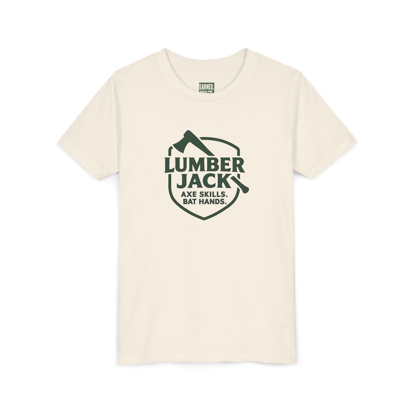 Lumber Jack Axe Skills Bat Hands Youth Tee