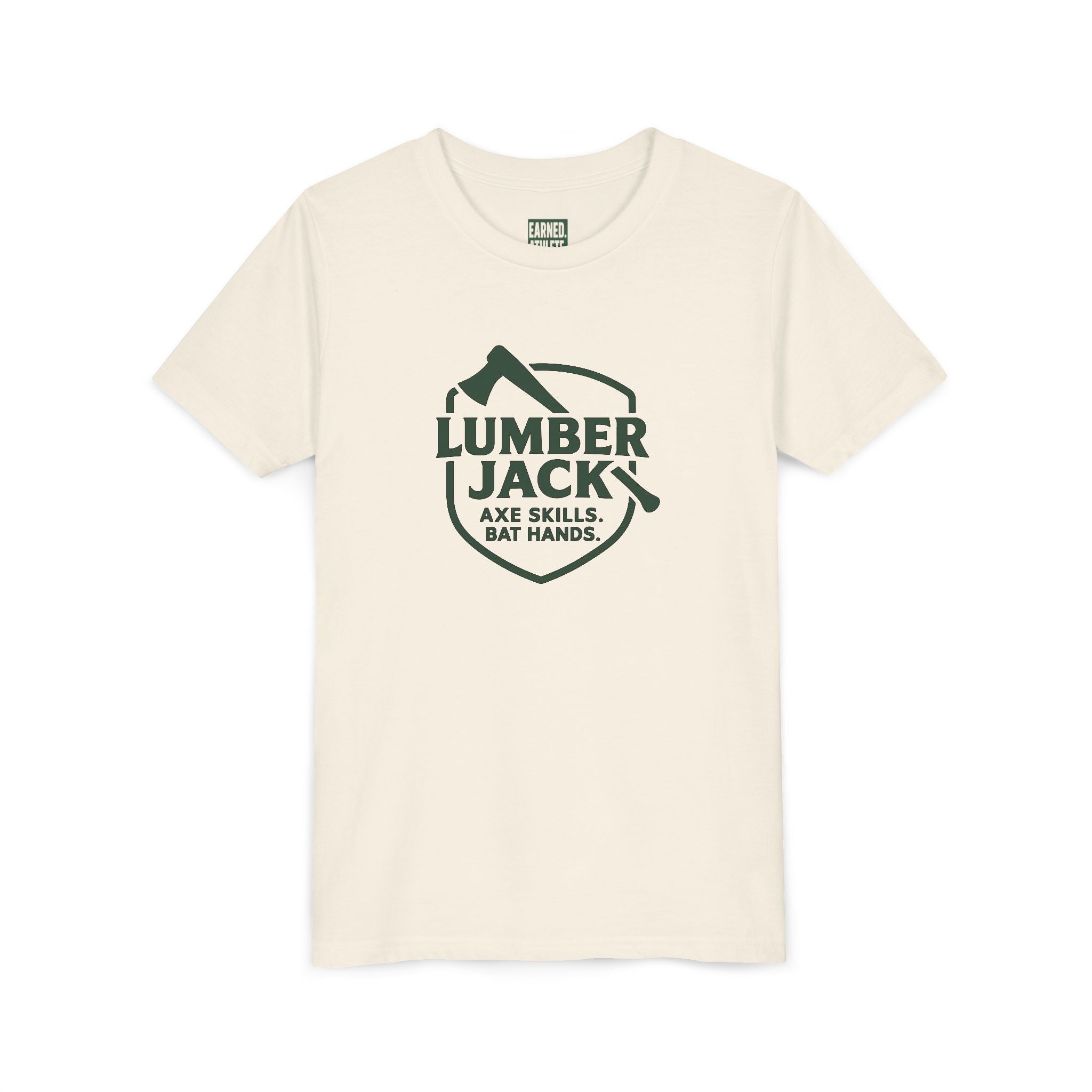 Lumber Jack Axe Skills Bat Hands Youth Tee