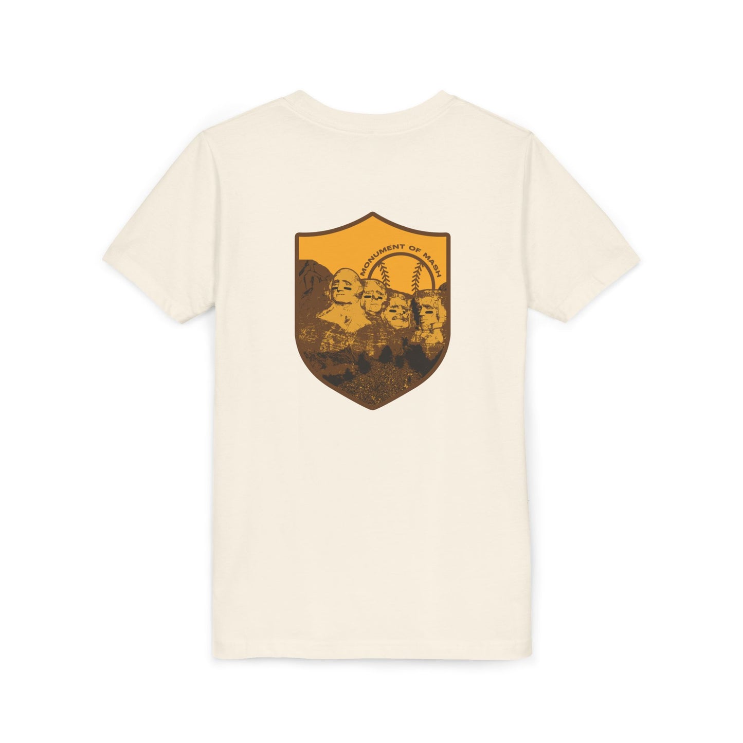 Monument Of Mash Youth Tee - Gold Graphic America 250 Collection