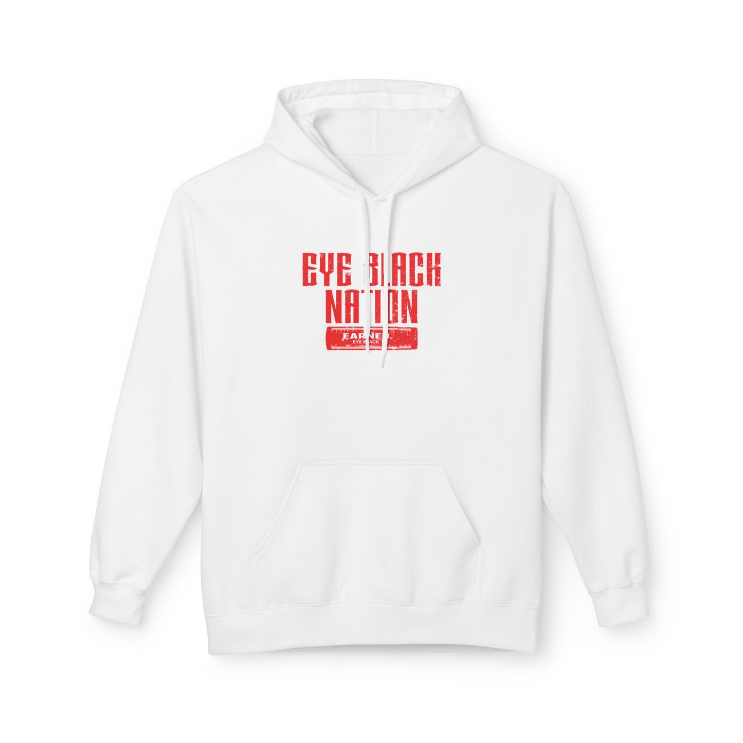 Eye Black Nation Adult Hoodie - Red Graphic