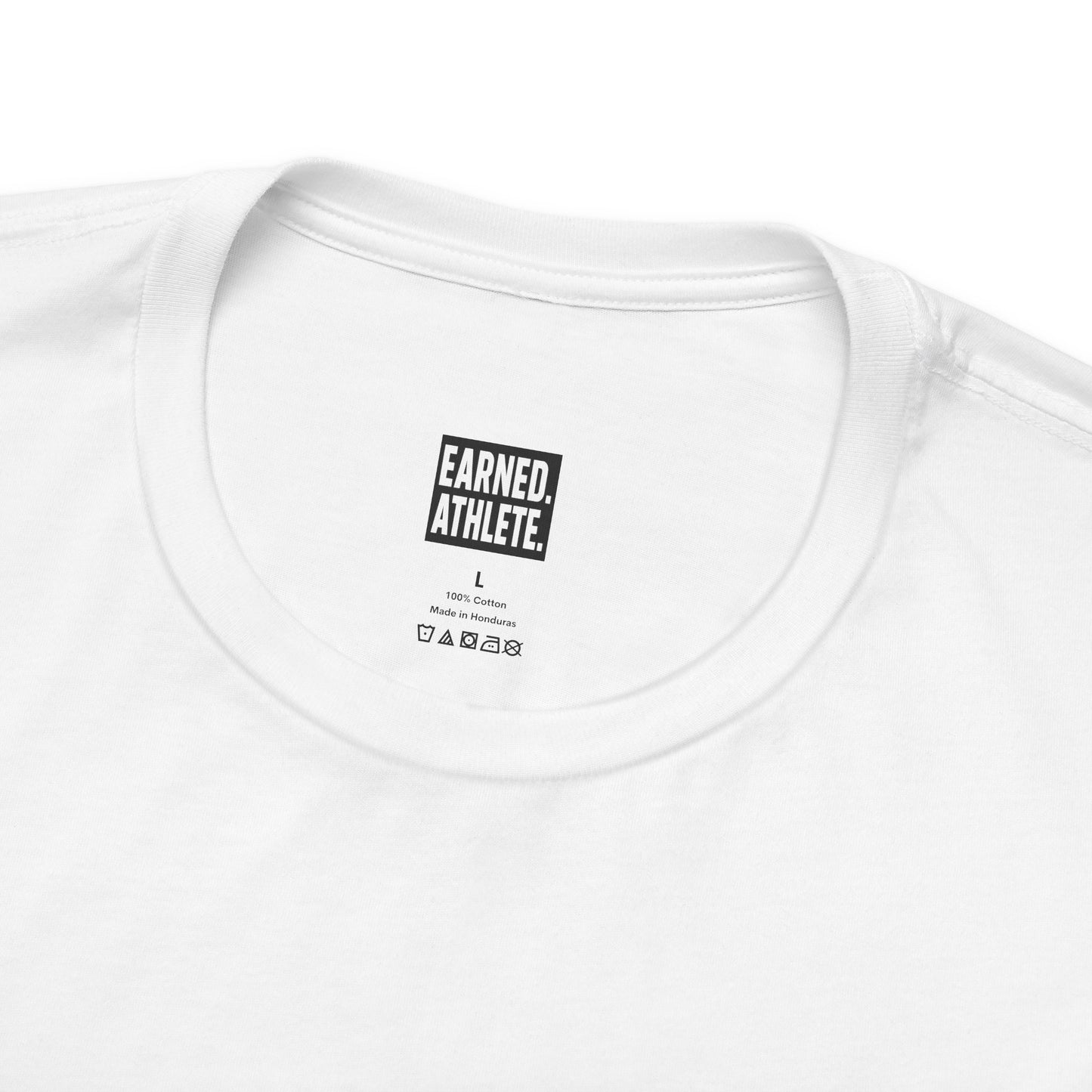BATTLE LINES CROSSED Adult Tee - Black Font - EYE BLACK NATION Collection