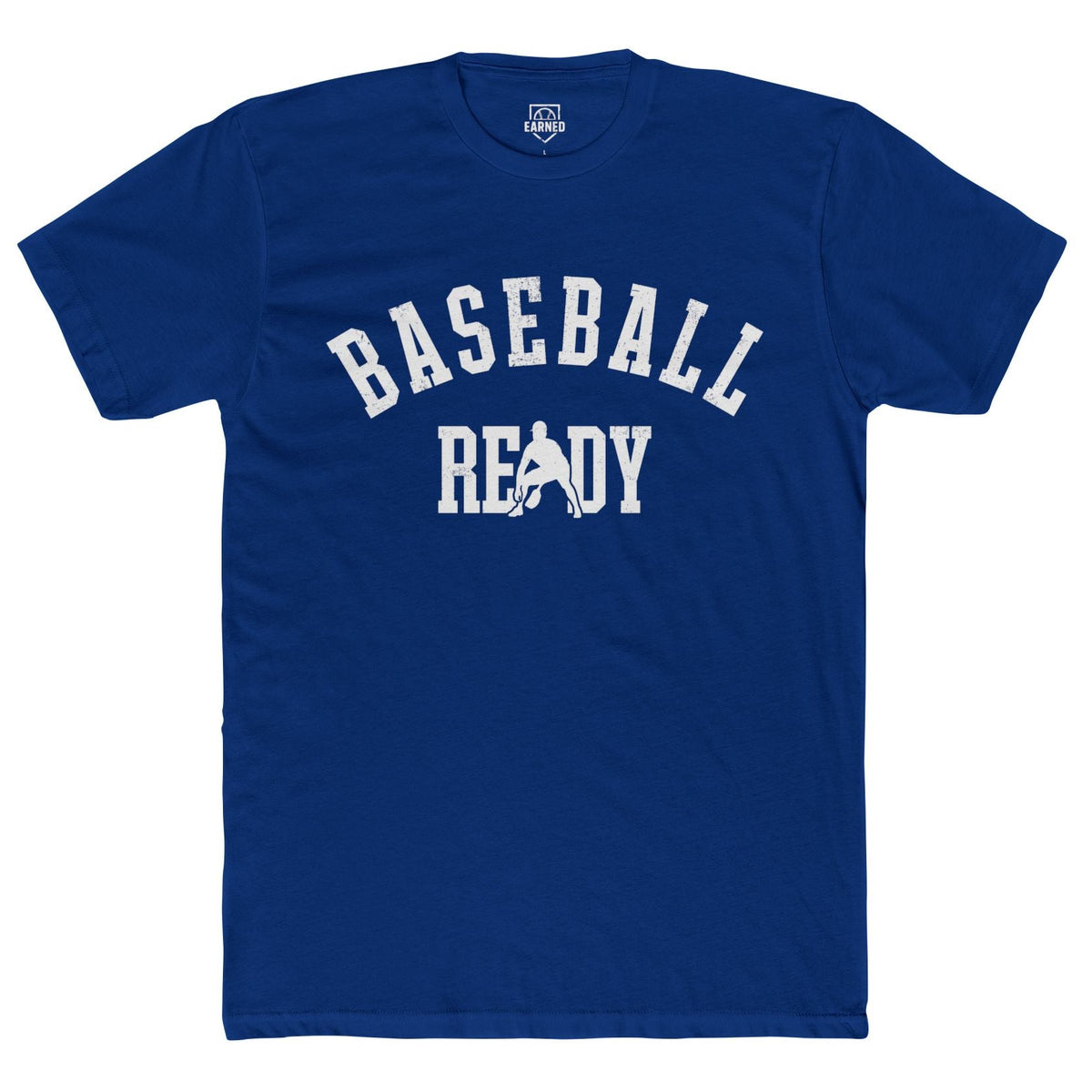 "Baseball Ready" Adult Tee (White Graphic)