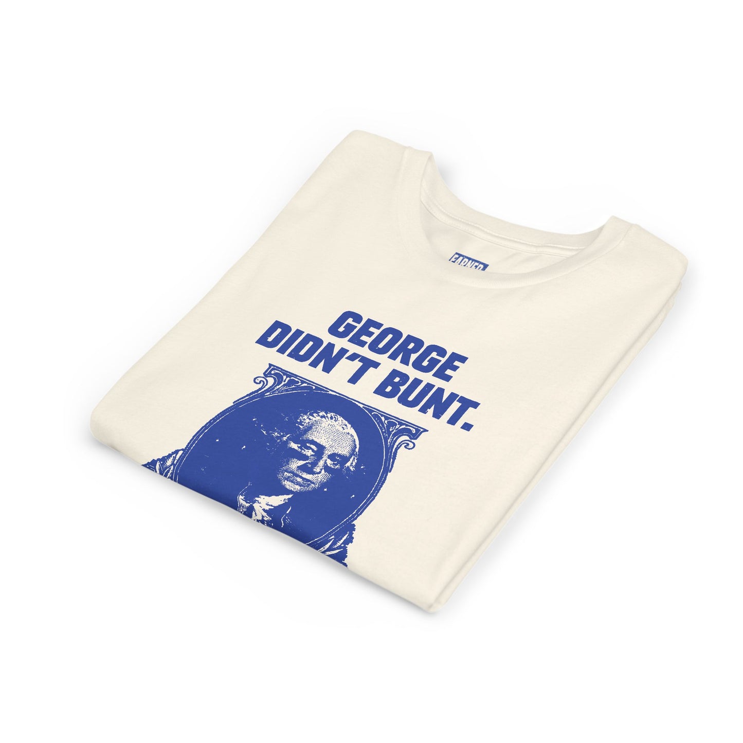GEORGE DIDN'T BUNT Youth Tee - Blue Font