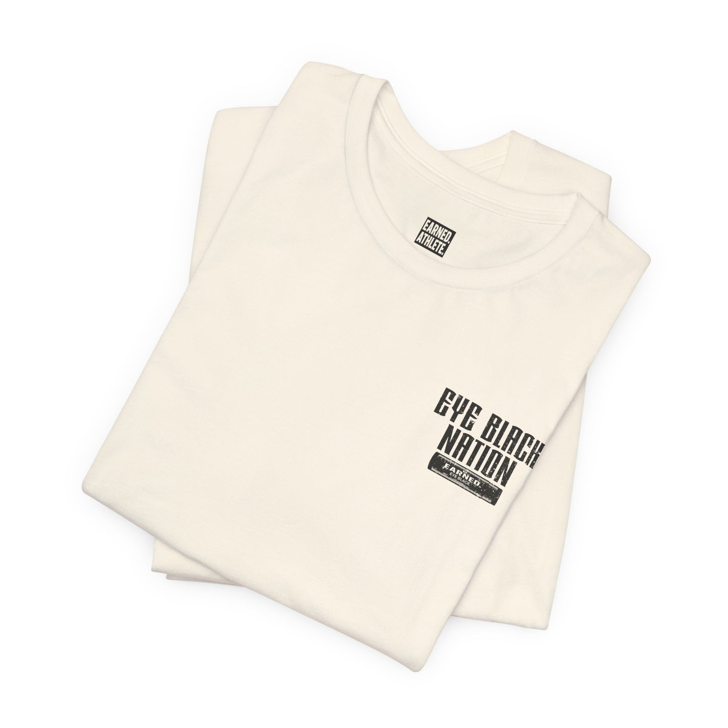 EYE BLACK NATION / WARRIOR Adult Tee - Black Font