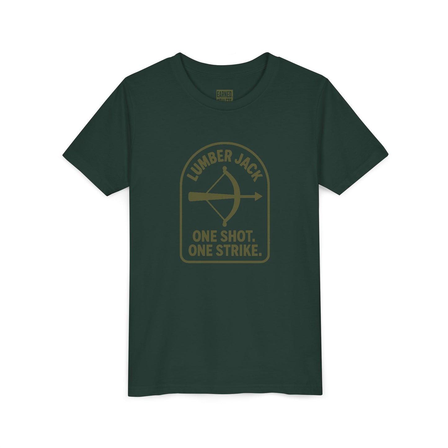 Lumber Jack ONE SHOT ONE STRIKE Youth Tee