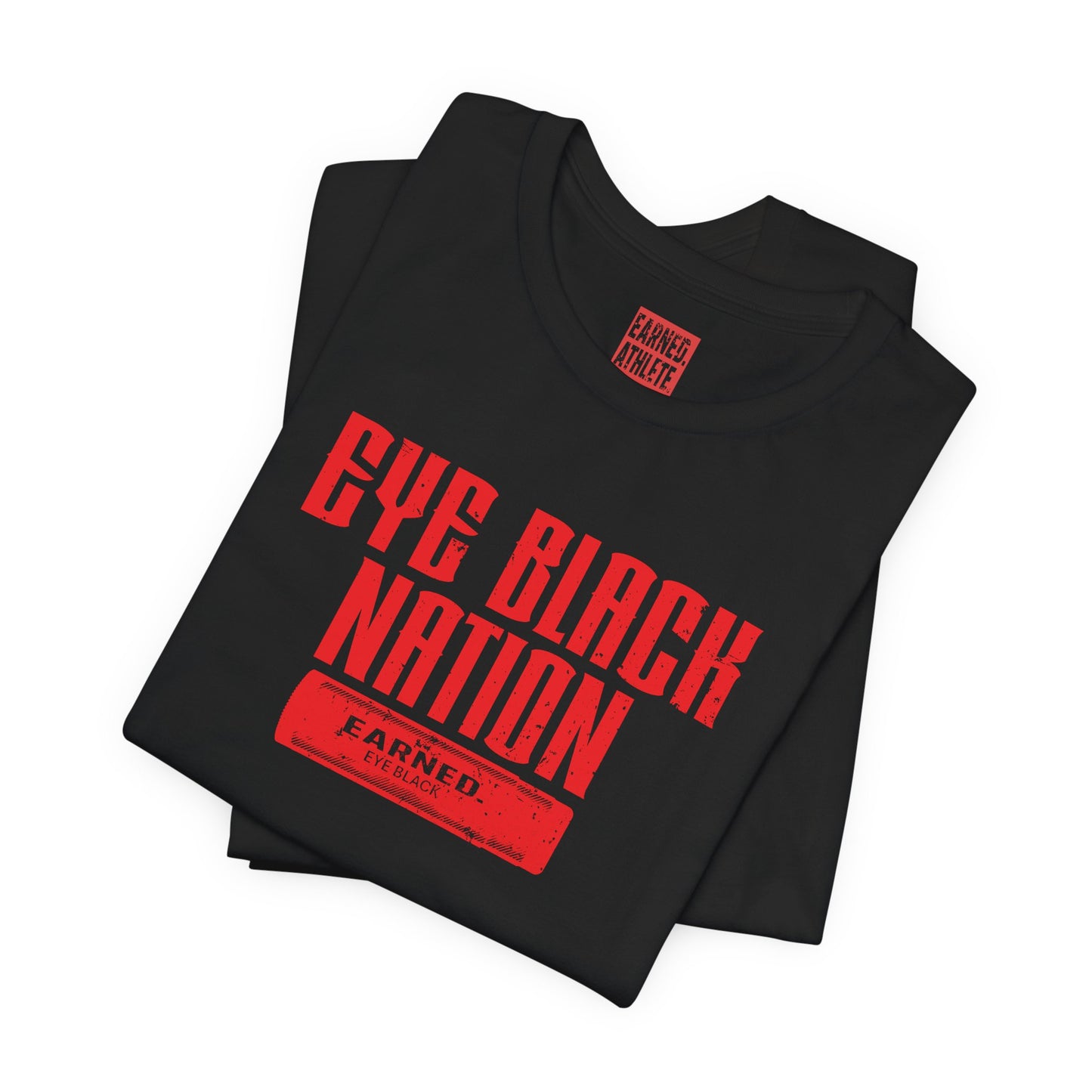 Eye Black Nation Adult Tee - Red Graphic