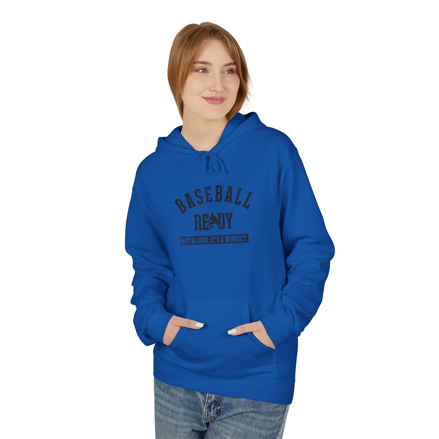 BASEBALL READY Youth Hoodie - Black Graphic