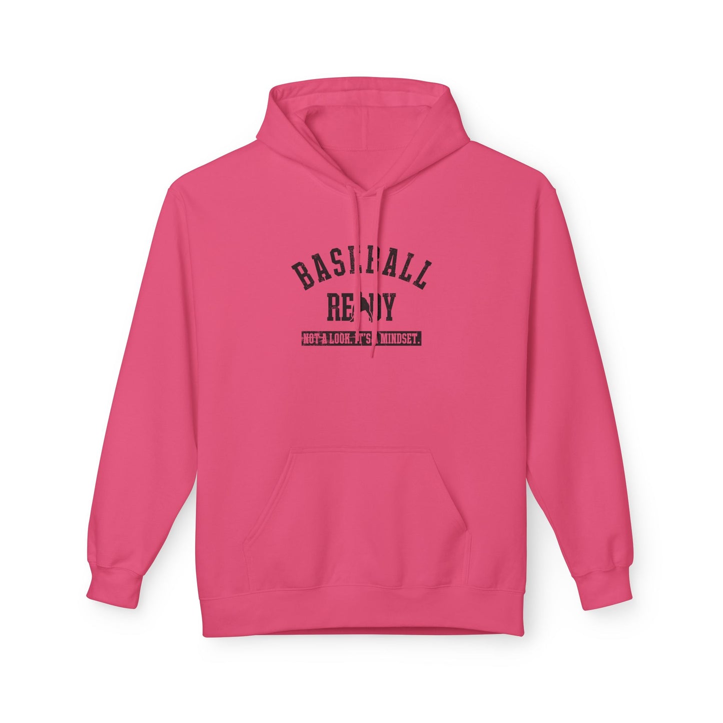 BASEBALL READY Youth Hoodie - Black Graphic