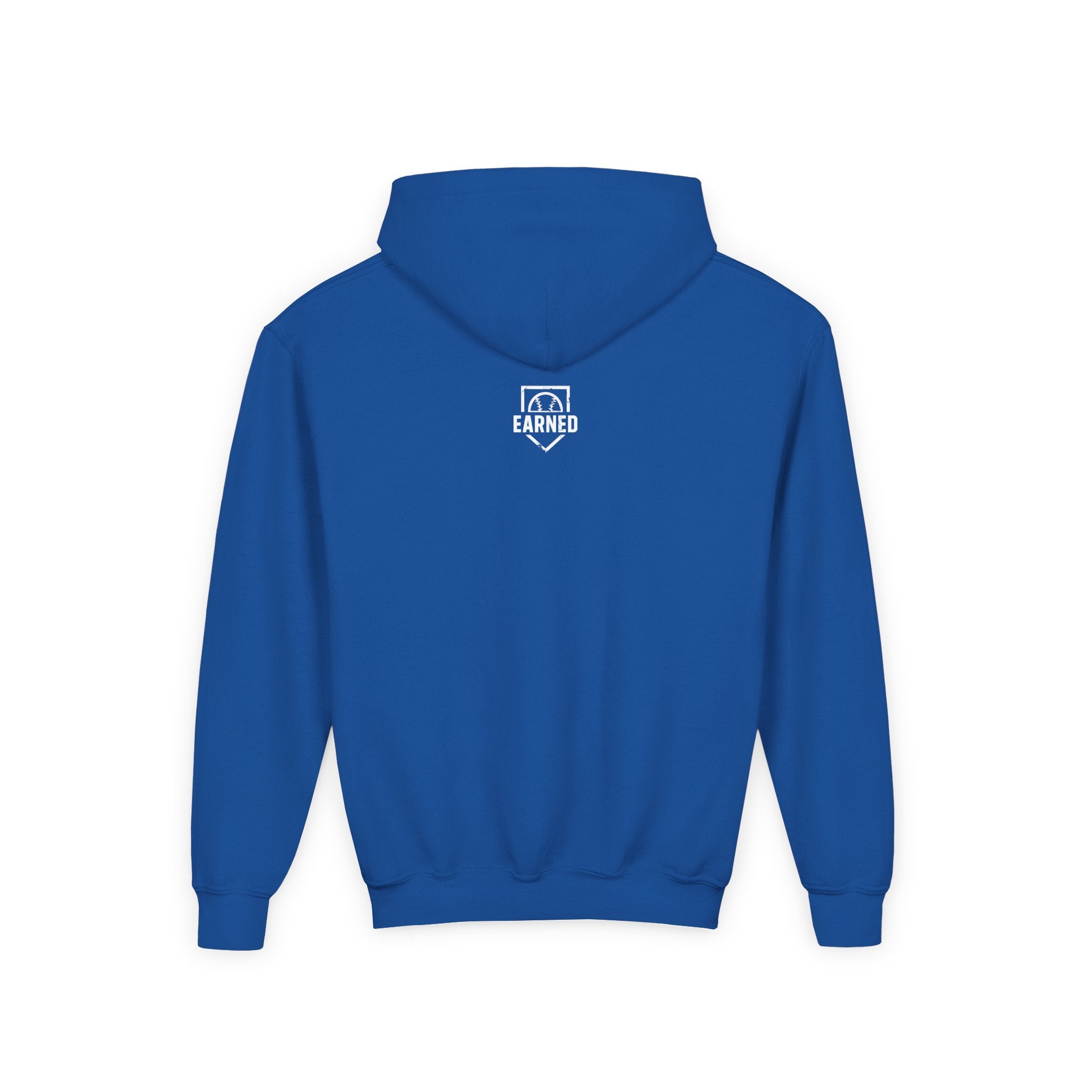 BASEBALL READY Youth Hoodie - White Graphic