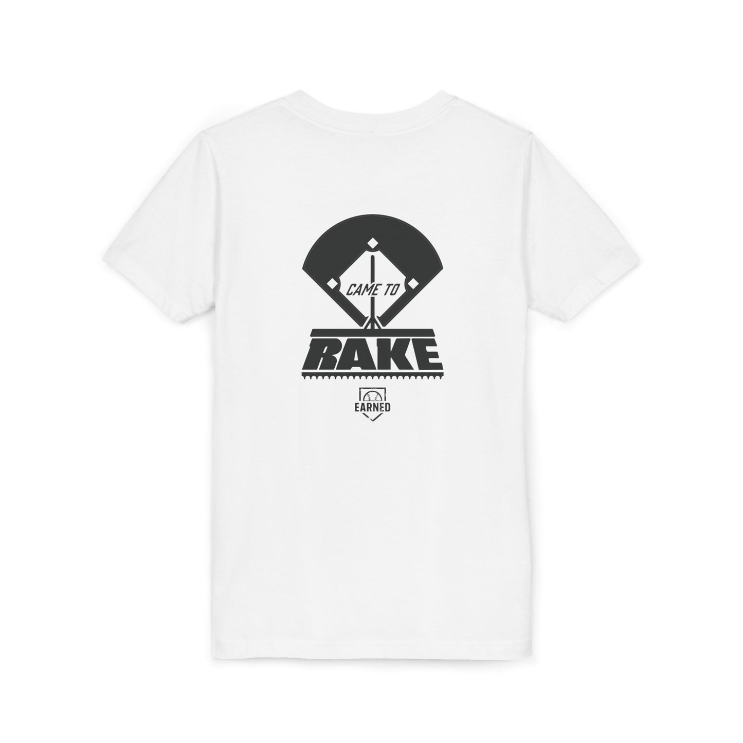 Came To Rake Youth Tee - Black Graphic