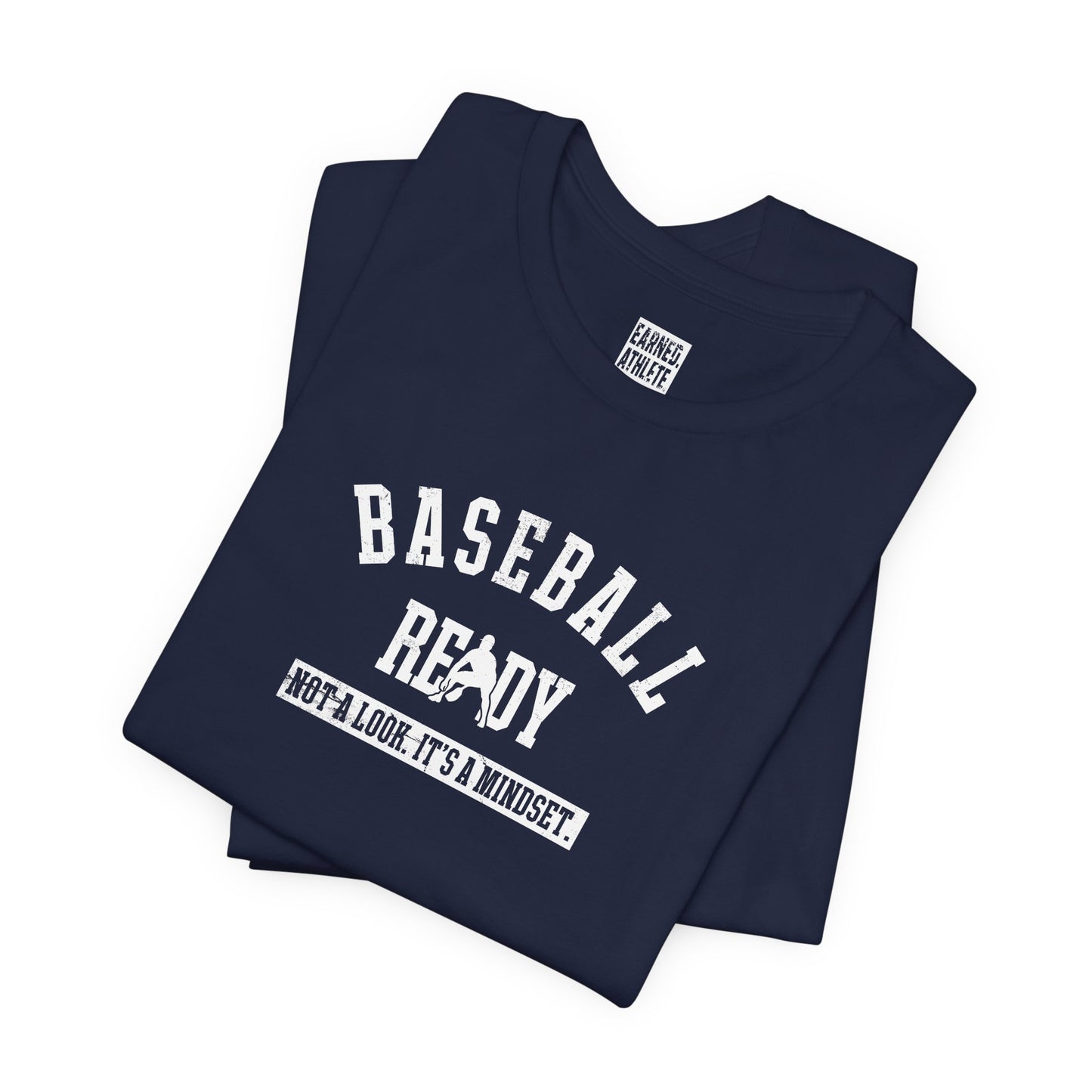 Baseball Ready Adult Tee - White Graphic