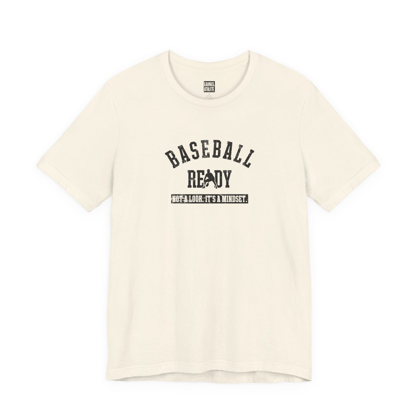 Baseball Ready Adult Tee - Black Graphic