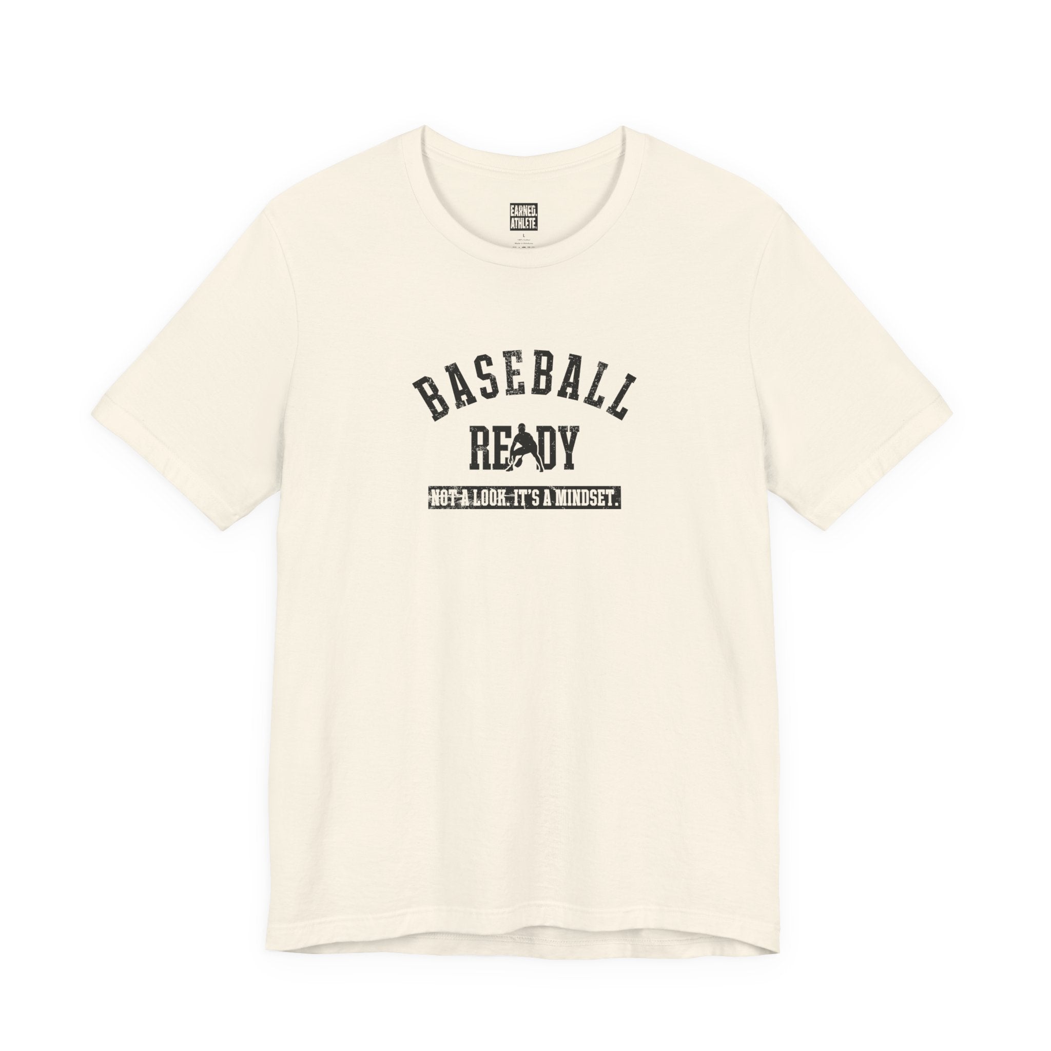 Baseball Ready Adult Tee - Black Graphic