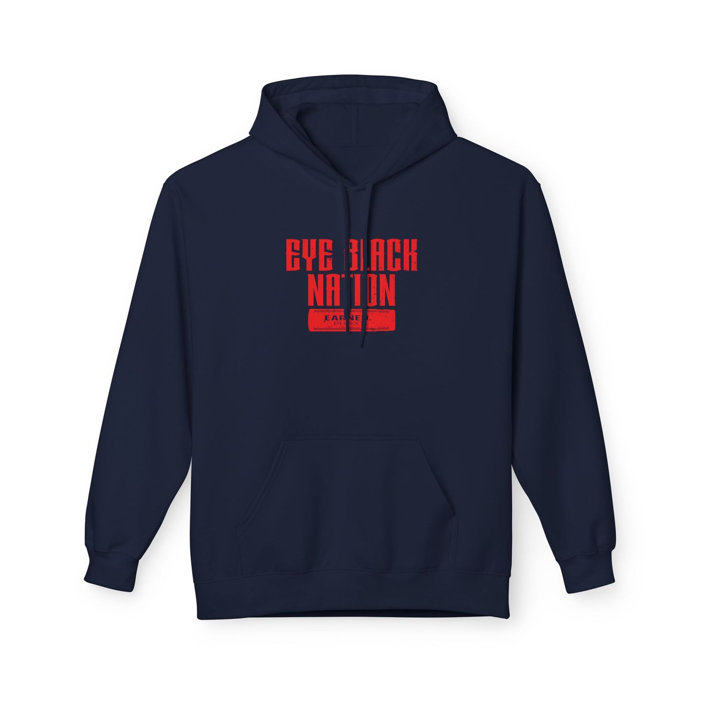 Eye Black Nation Adult Hoodie - Red Graphic