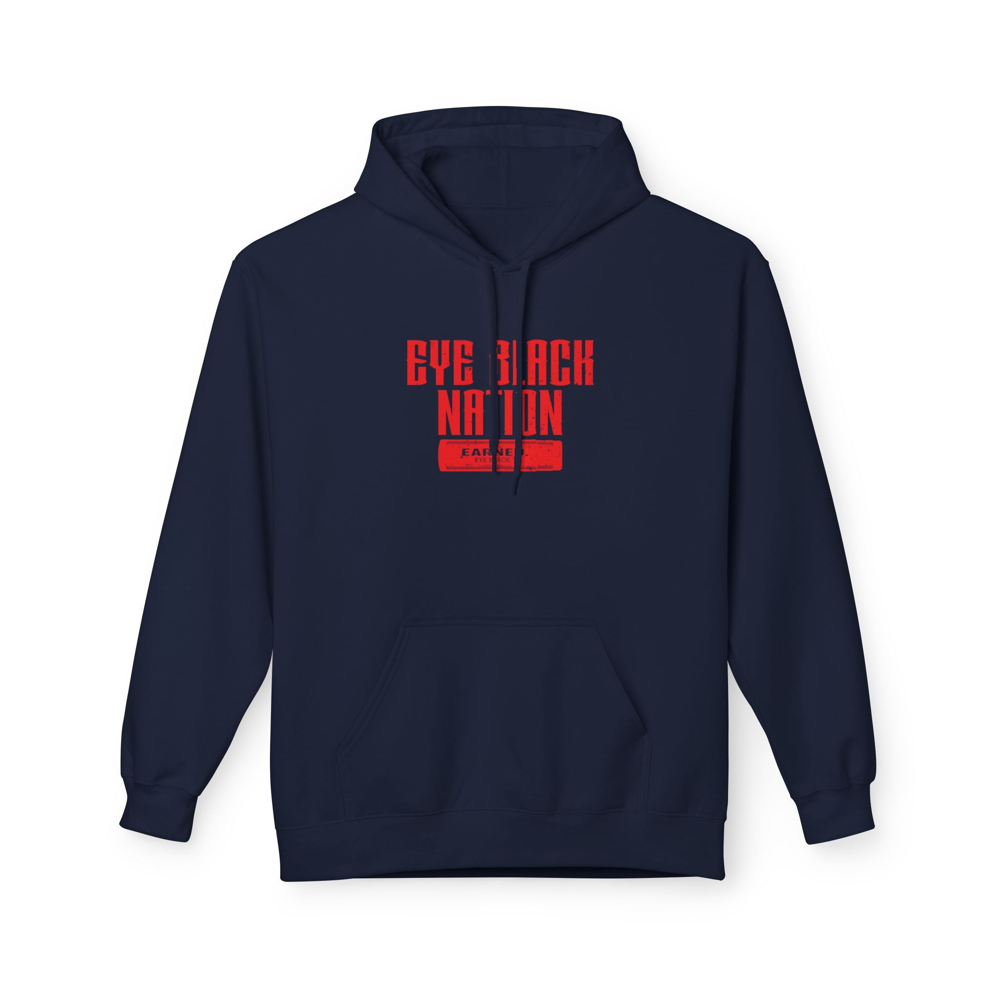 Eye Black Nation Adult Hoodie - Red Graphic