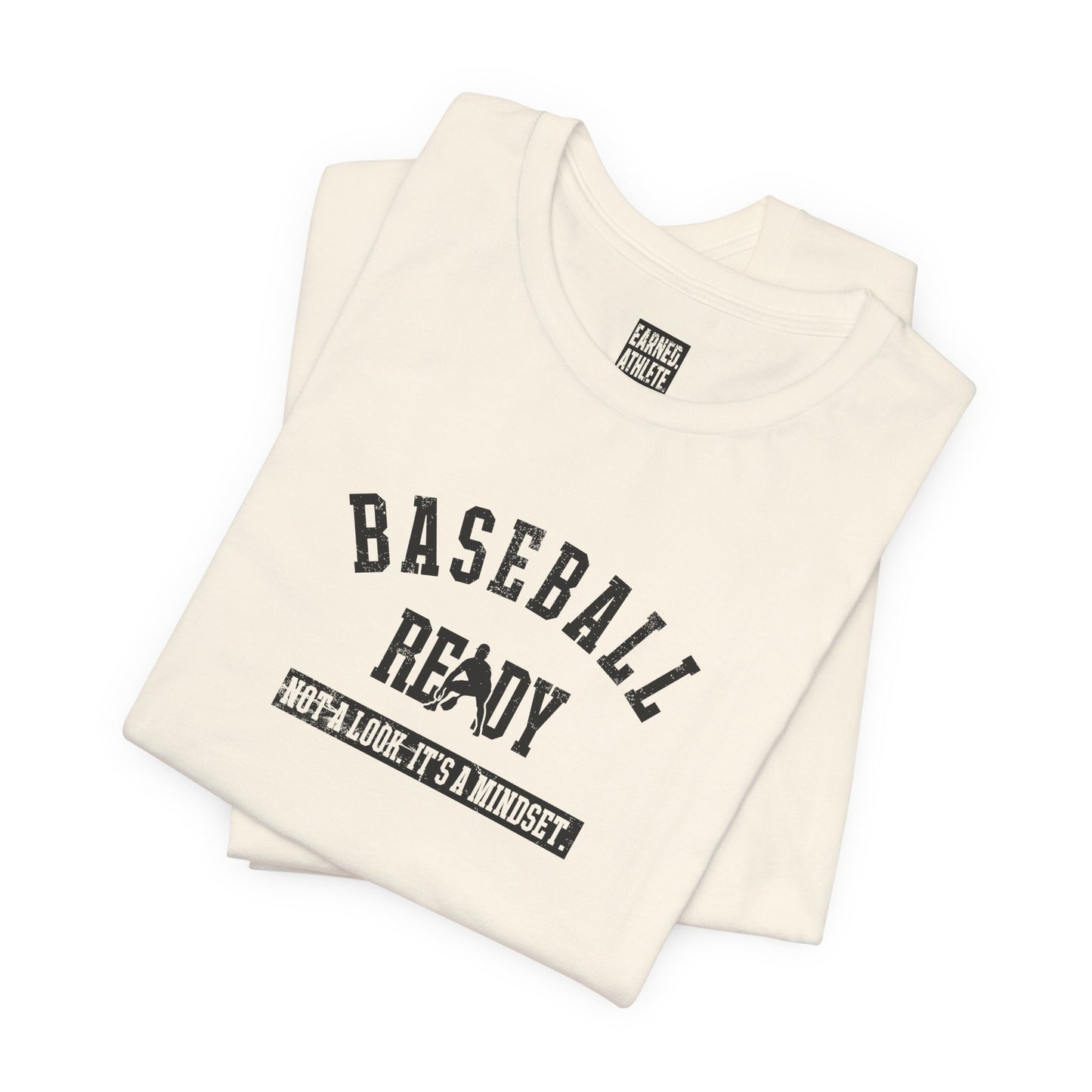 Baseball Ready Adult Tee - Black Graphic