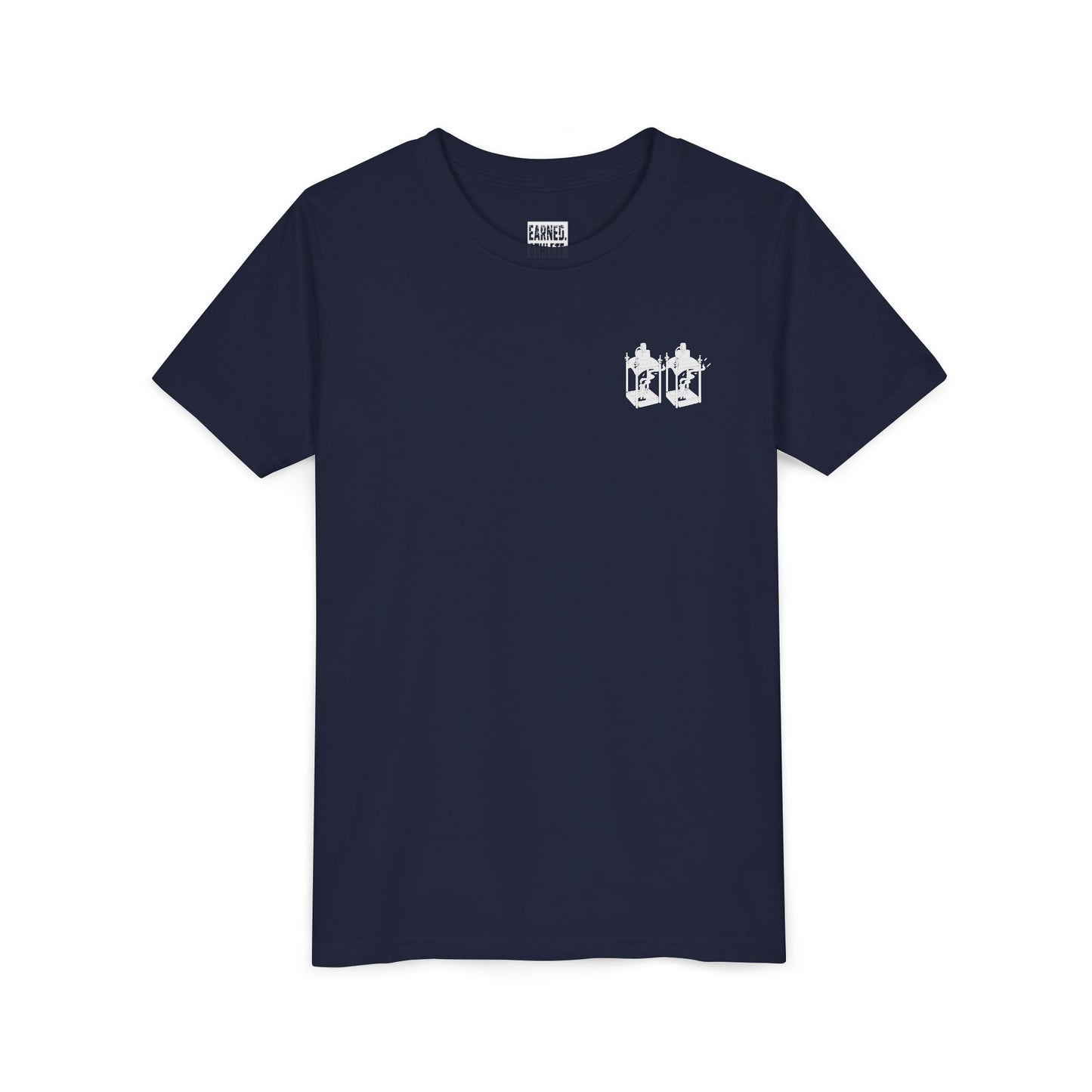 One if by land, Two if it’s a double Youth Tee - White Graphic