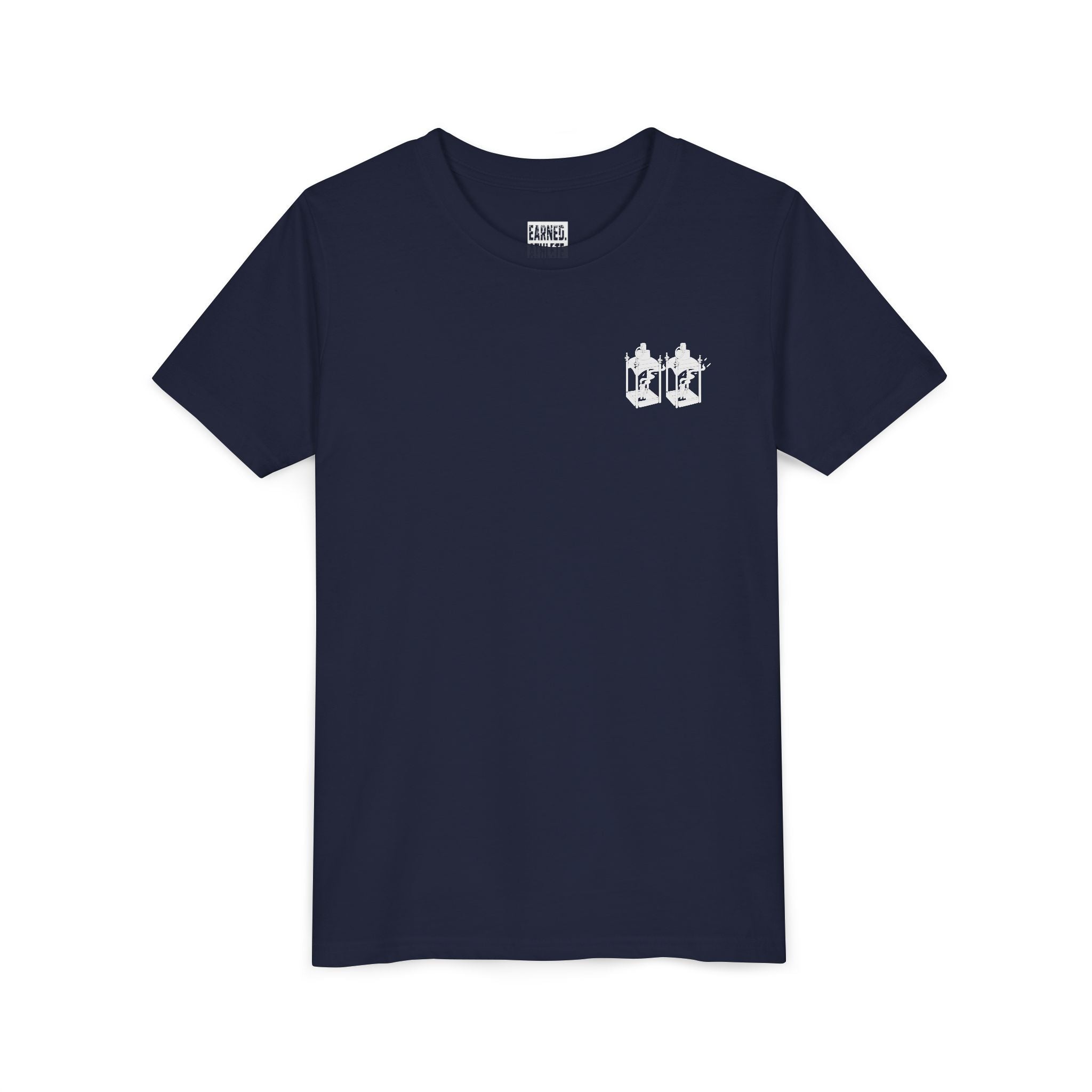 One if by land, Two if it’s a double Youth Tee - White Graphic