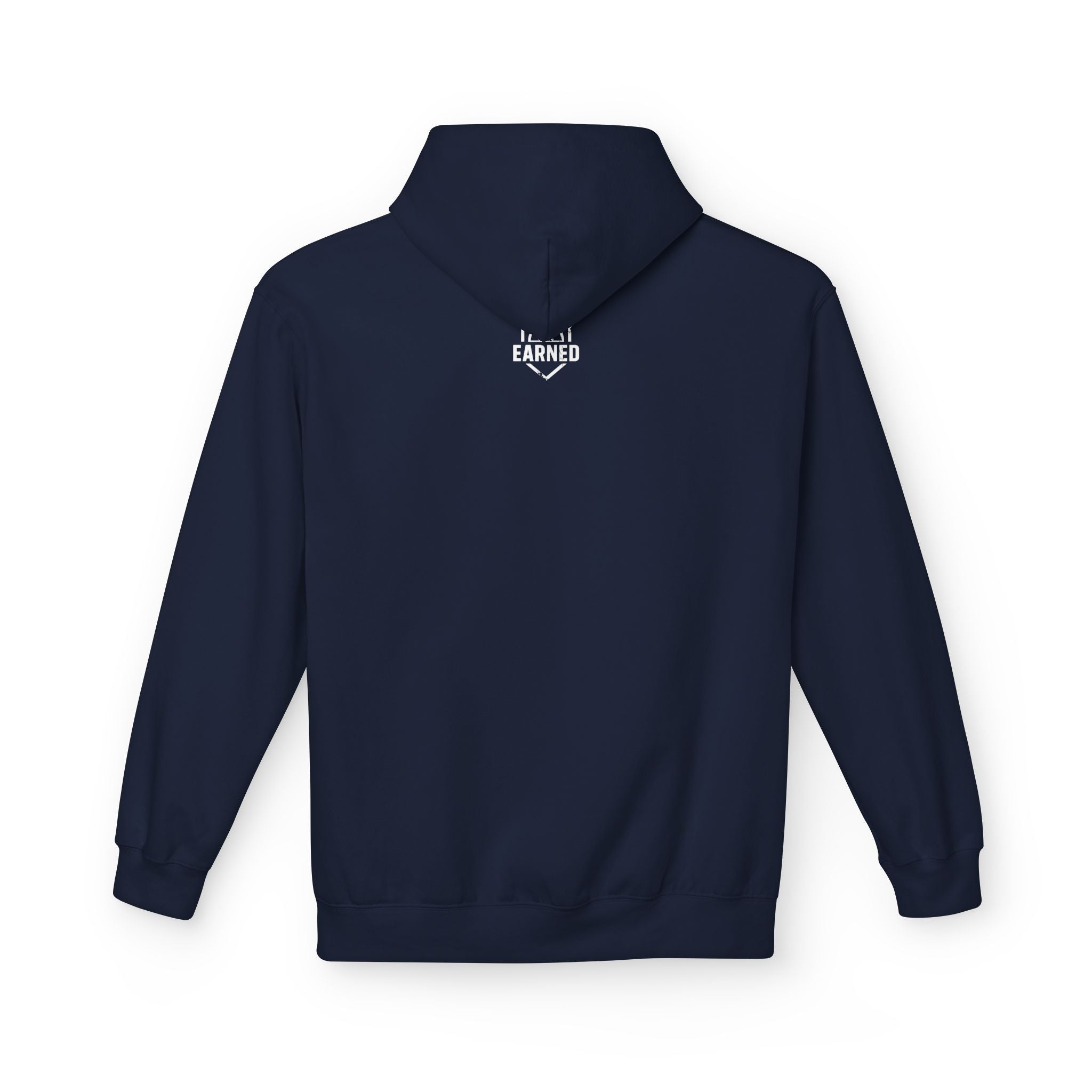 EARNED Logo Adult Hoodie - White Logo