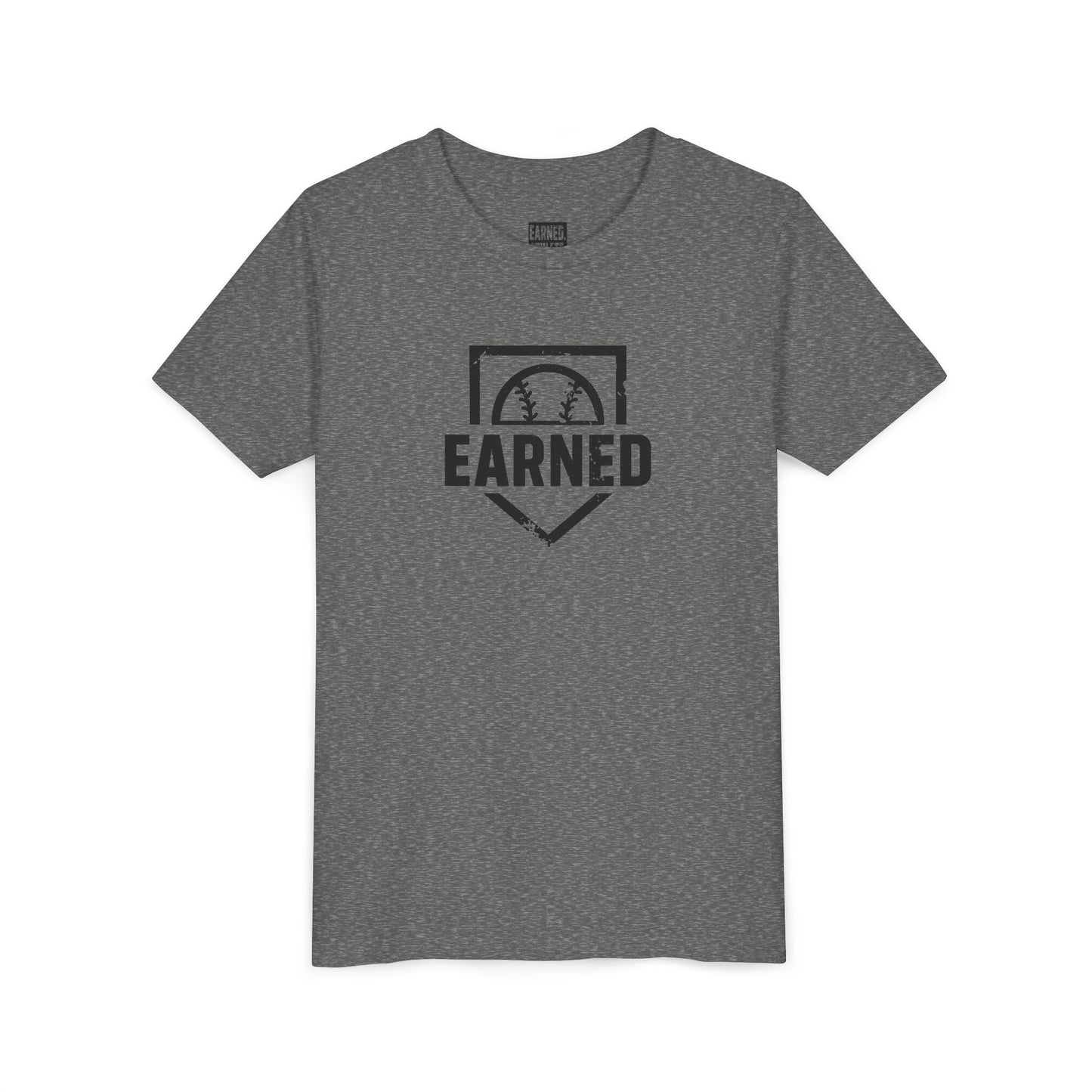 Earned Youth Tee - Black Logo
