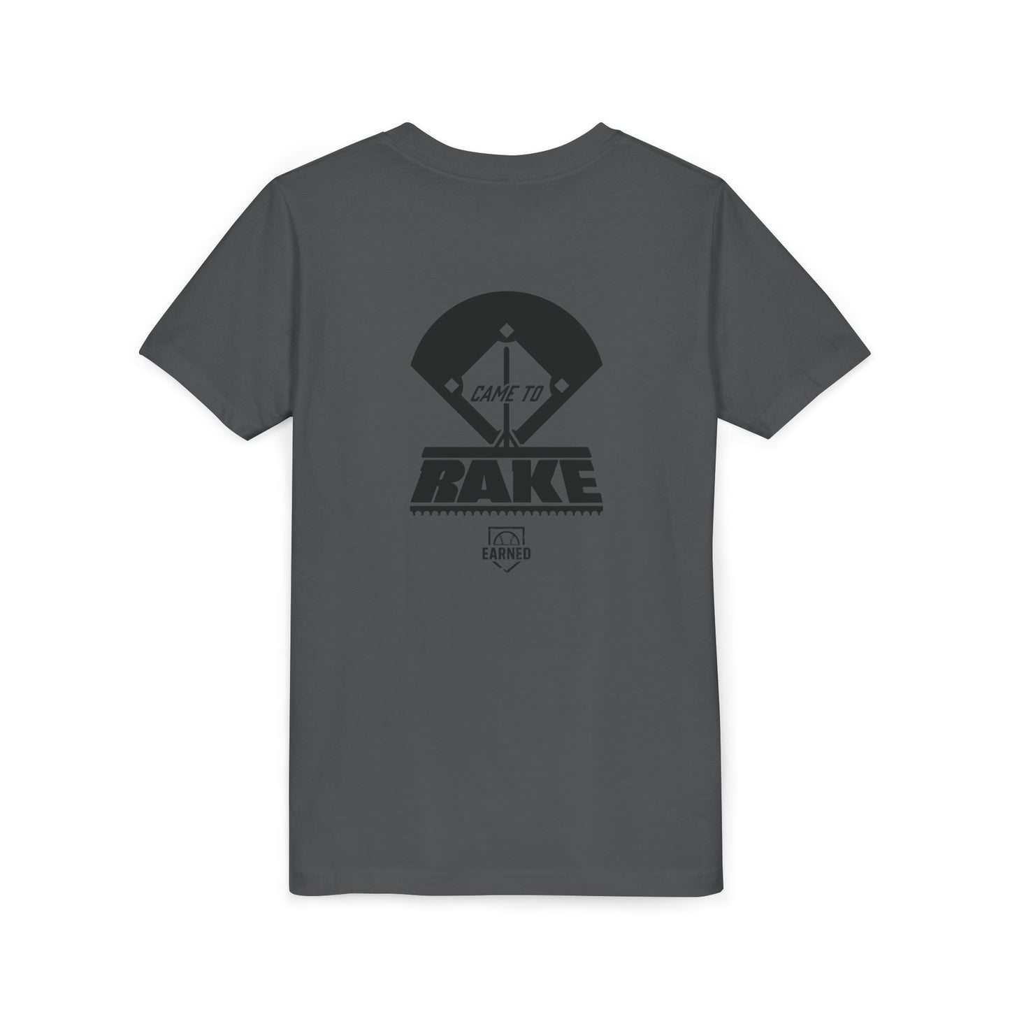Came To Rake Youth Tee - Black Graphic