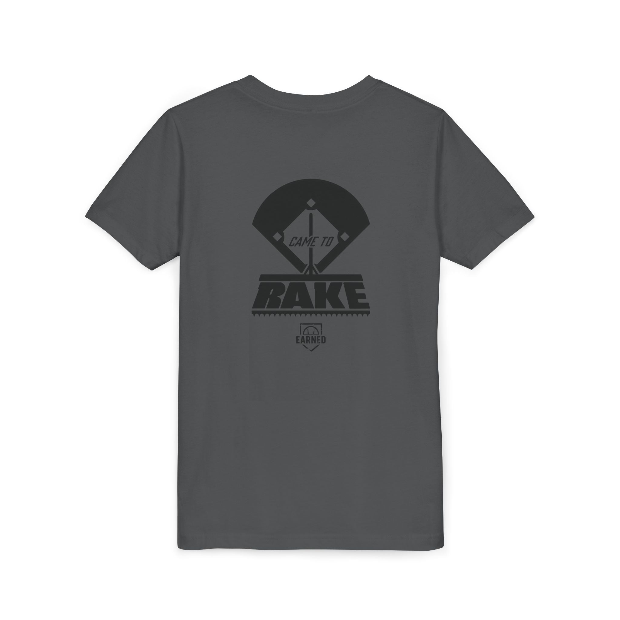 Came To Rake Youth Tee - Black Graphic