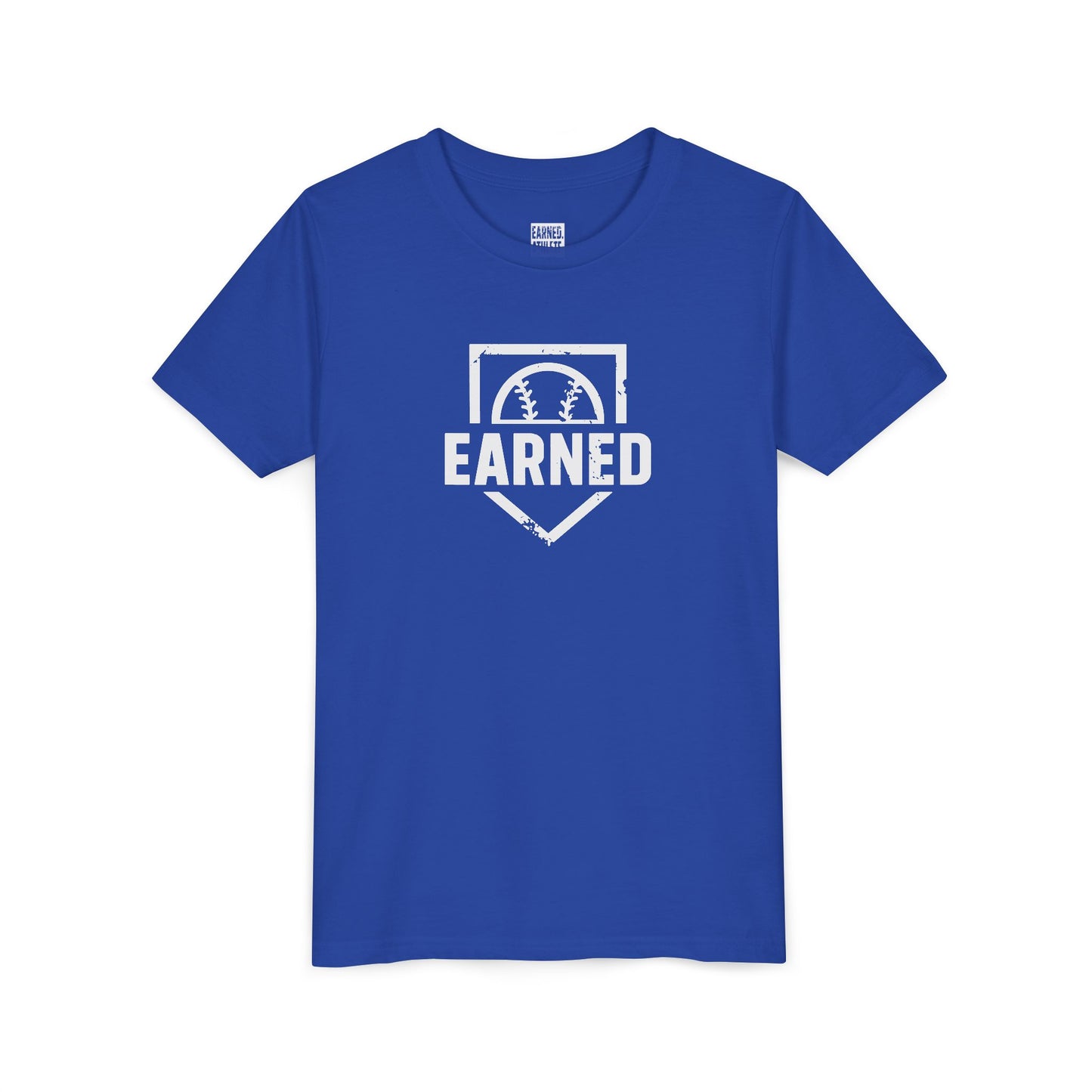 Earned Youth Tee - White Logo