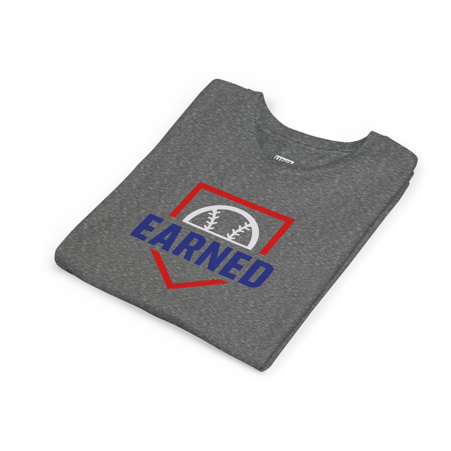 EARNED Youth Tee - Red Plate Logo