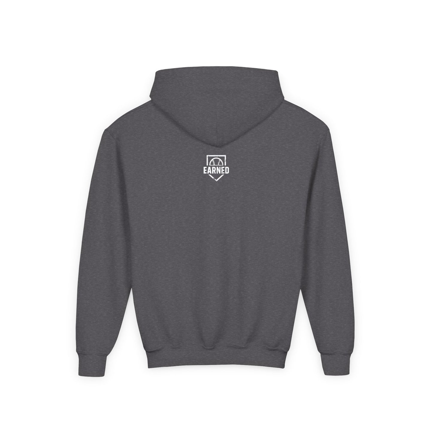PRACTICE IS THE PROOF Youth Hoodie - White Graphic