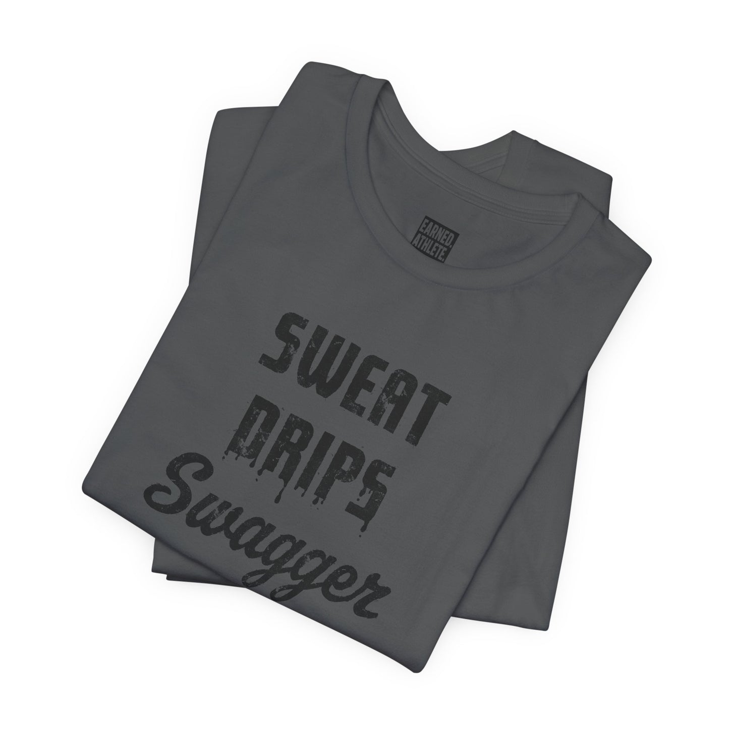 Sweat Drips Swagger Adult Tee - Black Graphic