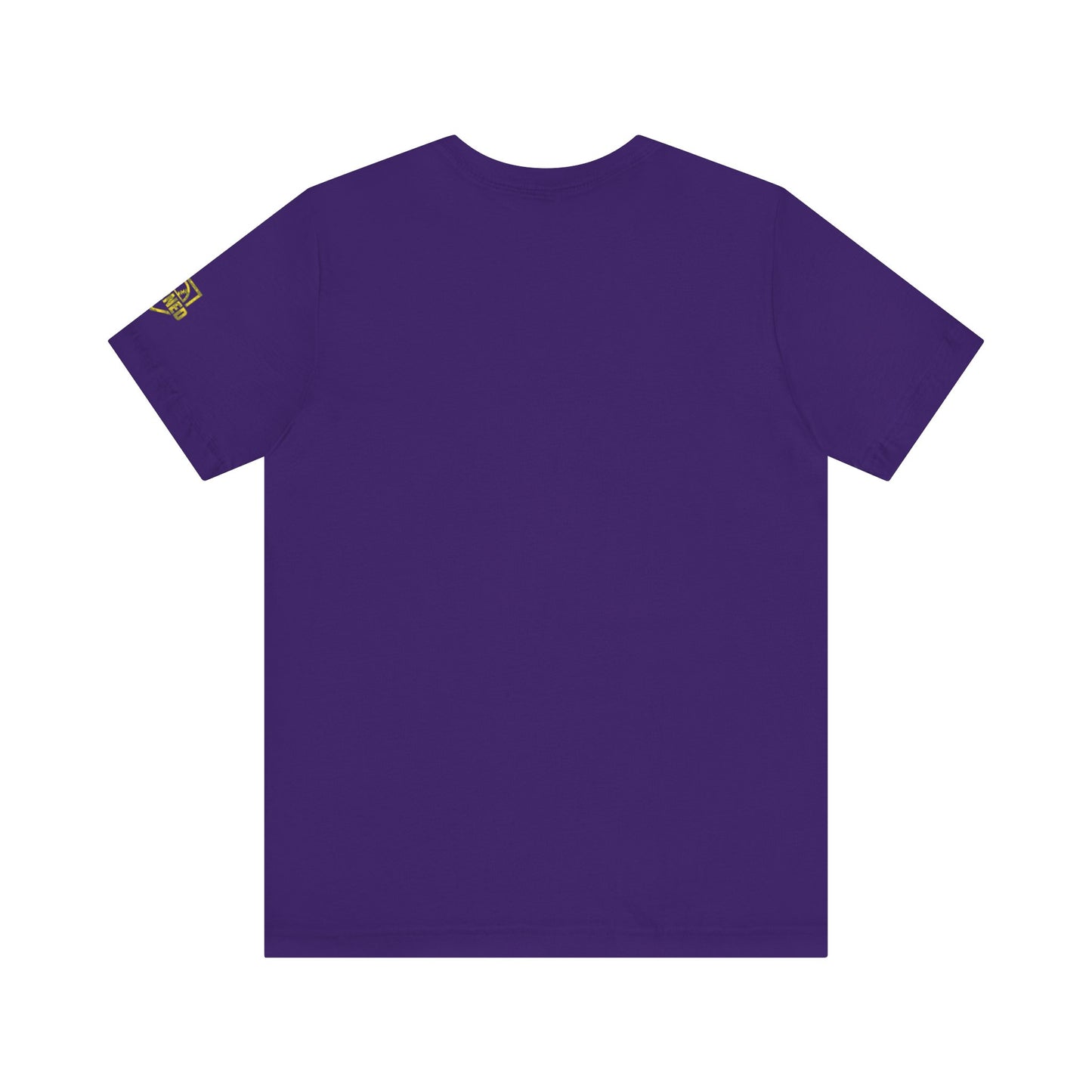SHOWING UP ADDS UP Adult Tee (Yellow Camo Logo)
