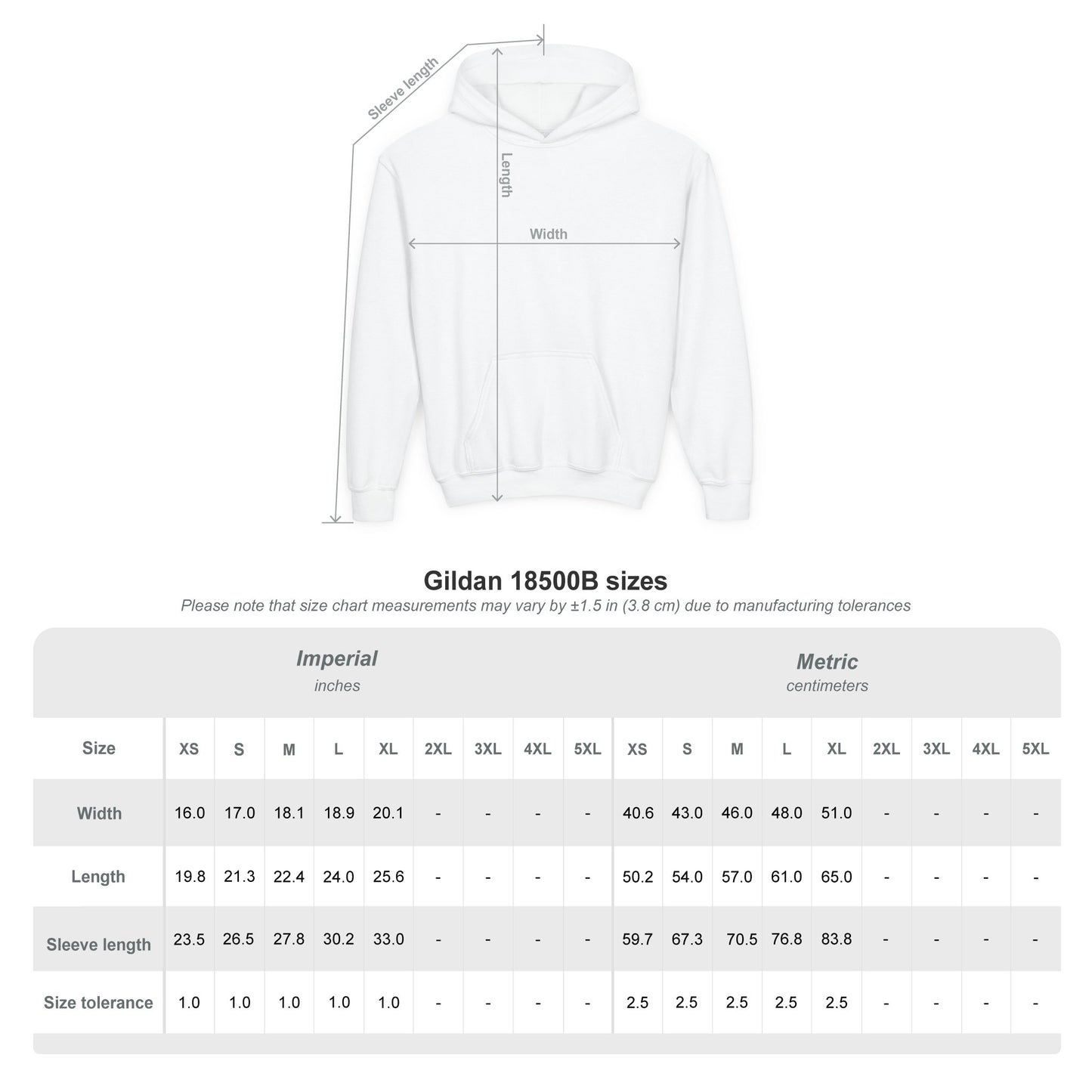 BASEBALL READY Youth Hoodie - White Graphic