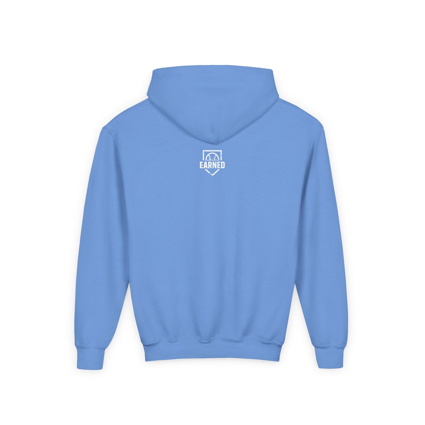 BASEBALL READY Youth Hoodie - White Graphic