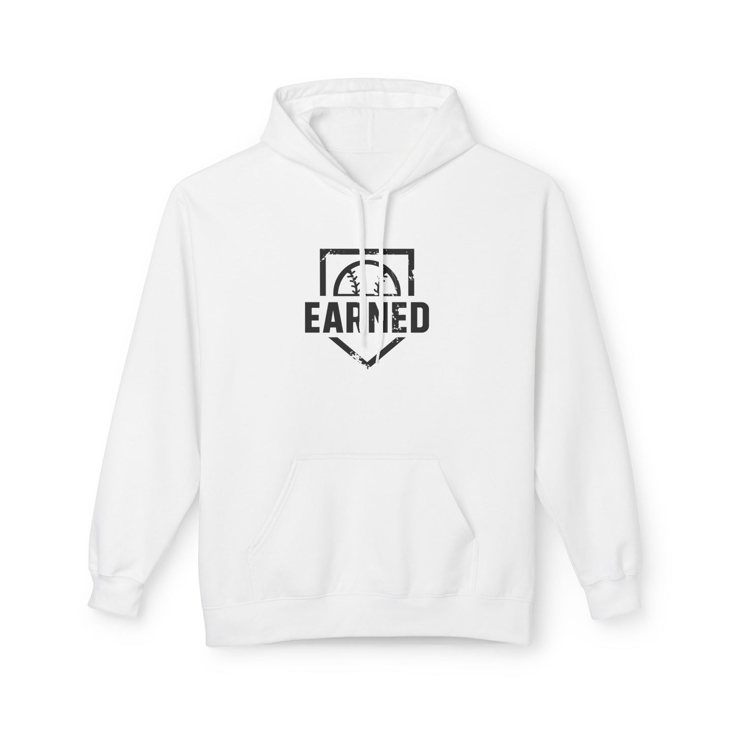 EARNED Logo Adult Hoodie - Black Logo