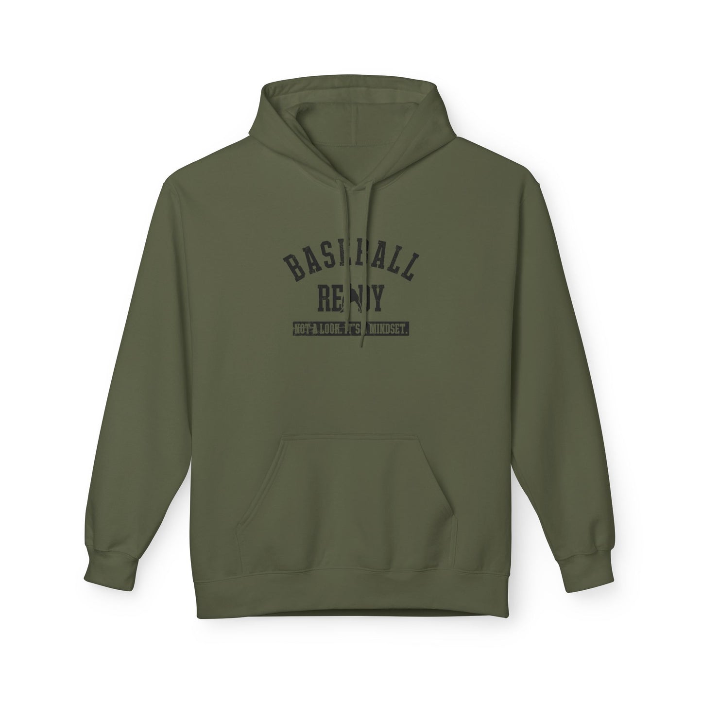 BASEBALL READY Youth Hoodie - Black Graphic