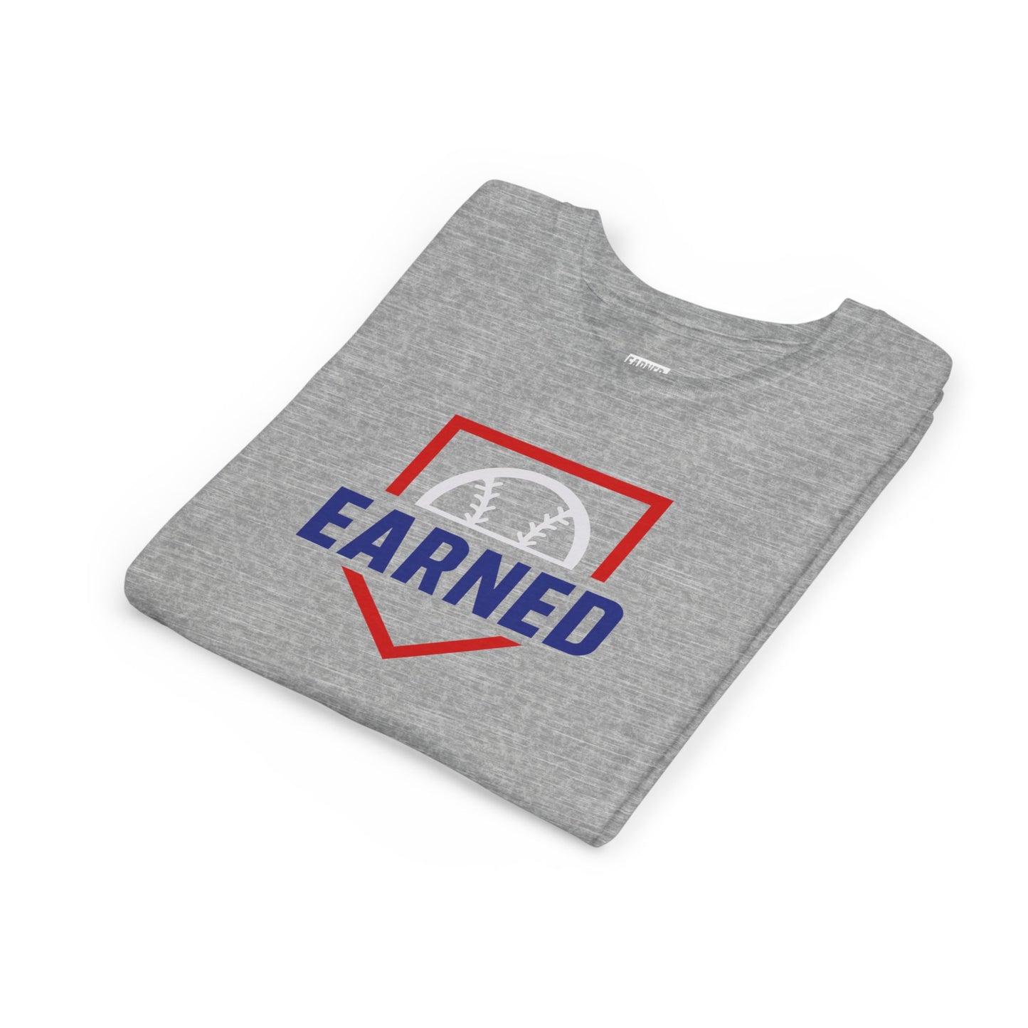 EARNED Youth Tee - Red Plate Logo