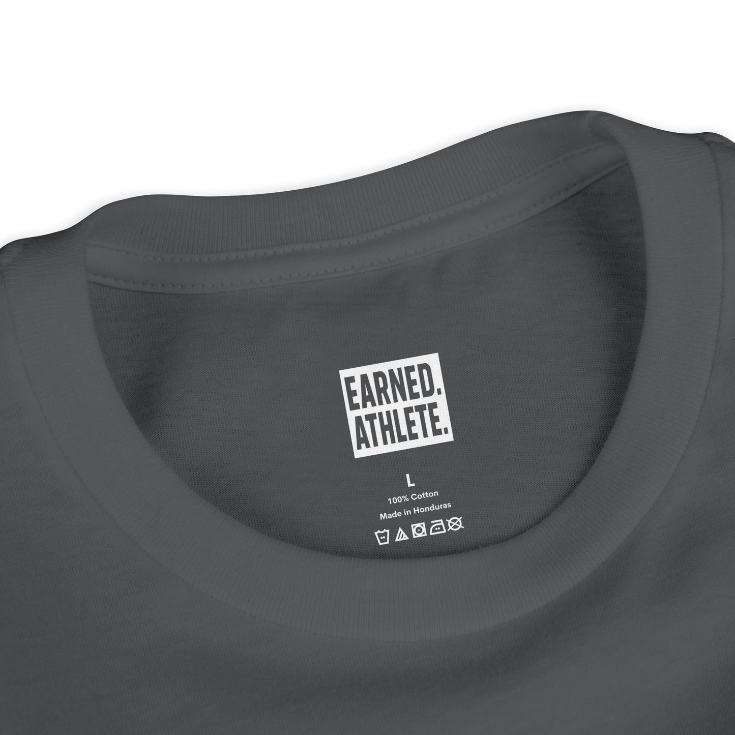 Sweat First Shine Later Youth Tee - White Graphic