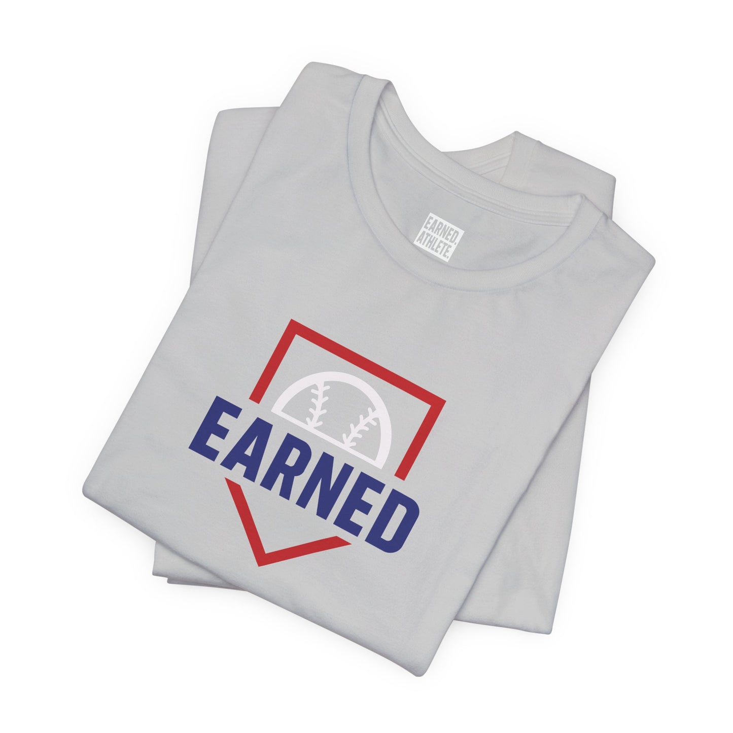 EARNED Adult Tee - Red Plate Logo