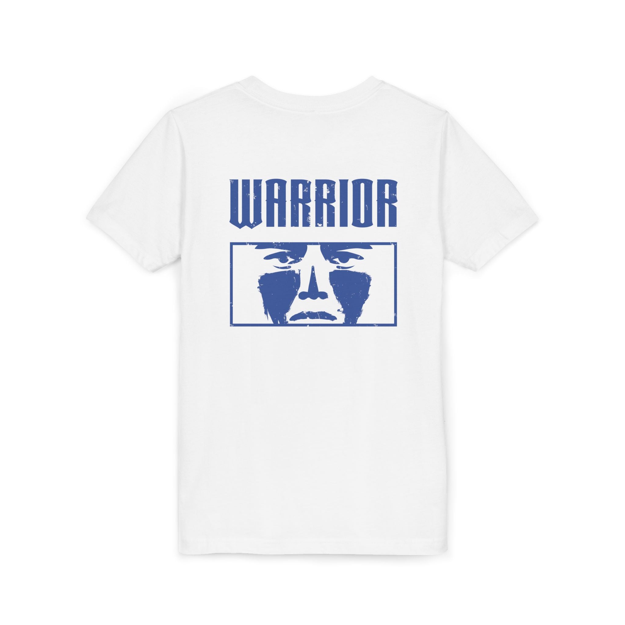 EYE BLACK NATION / WARRIOR Adult Tee - Blue Font