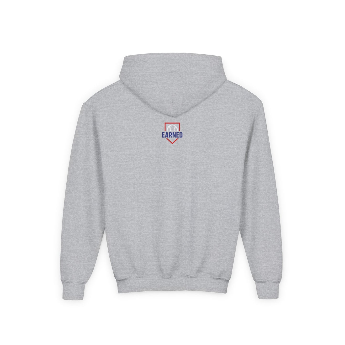 EARNED Logo Adult Hoodie - Red Plate Logo