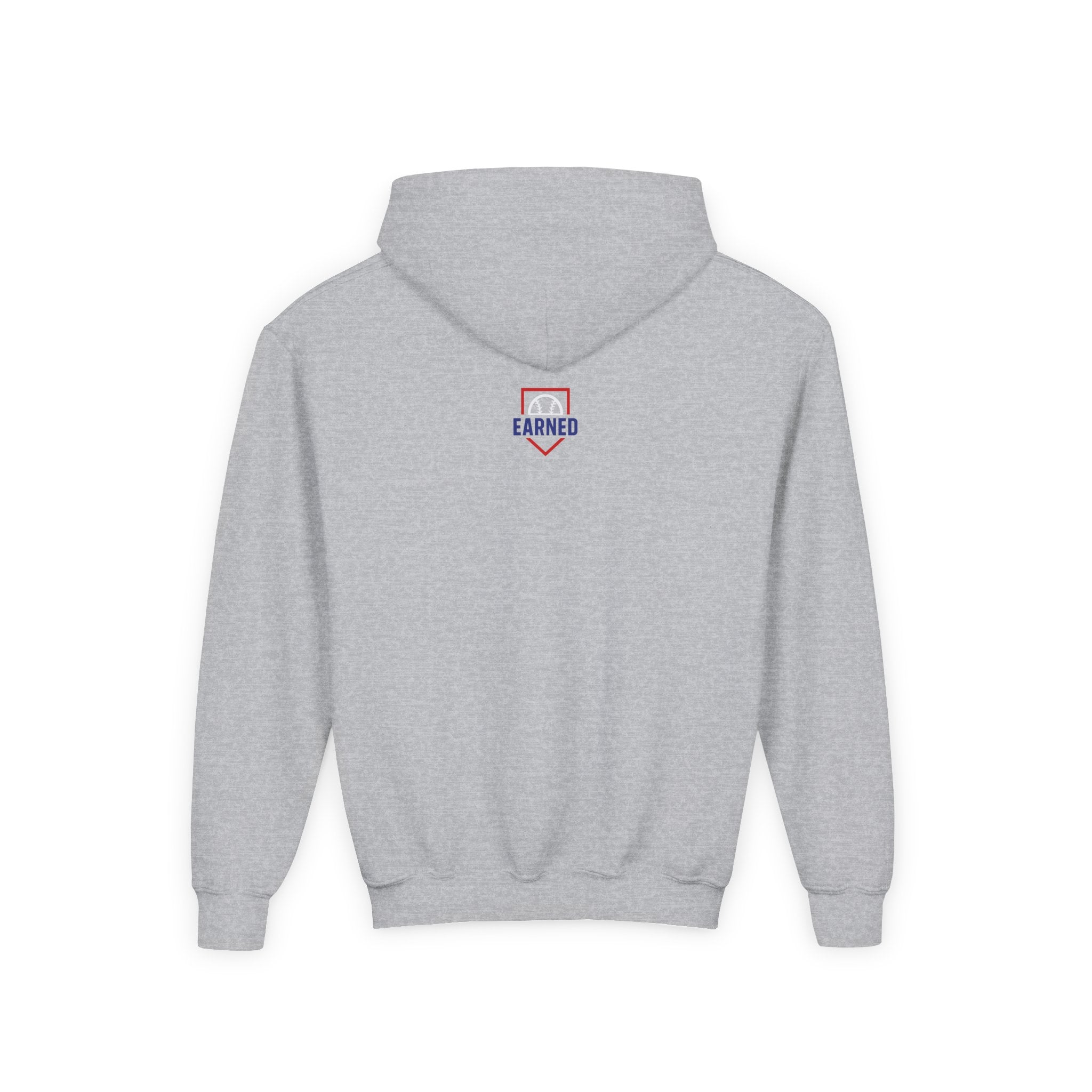 EARNED Logo Adult Hoodie - Red Plate Logo
