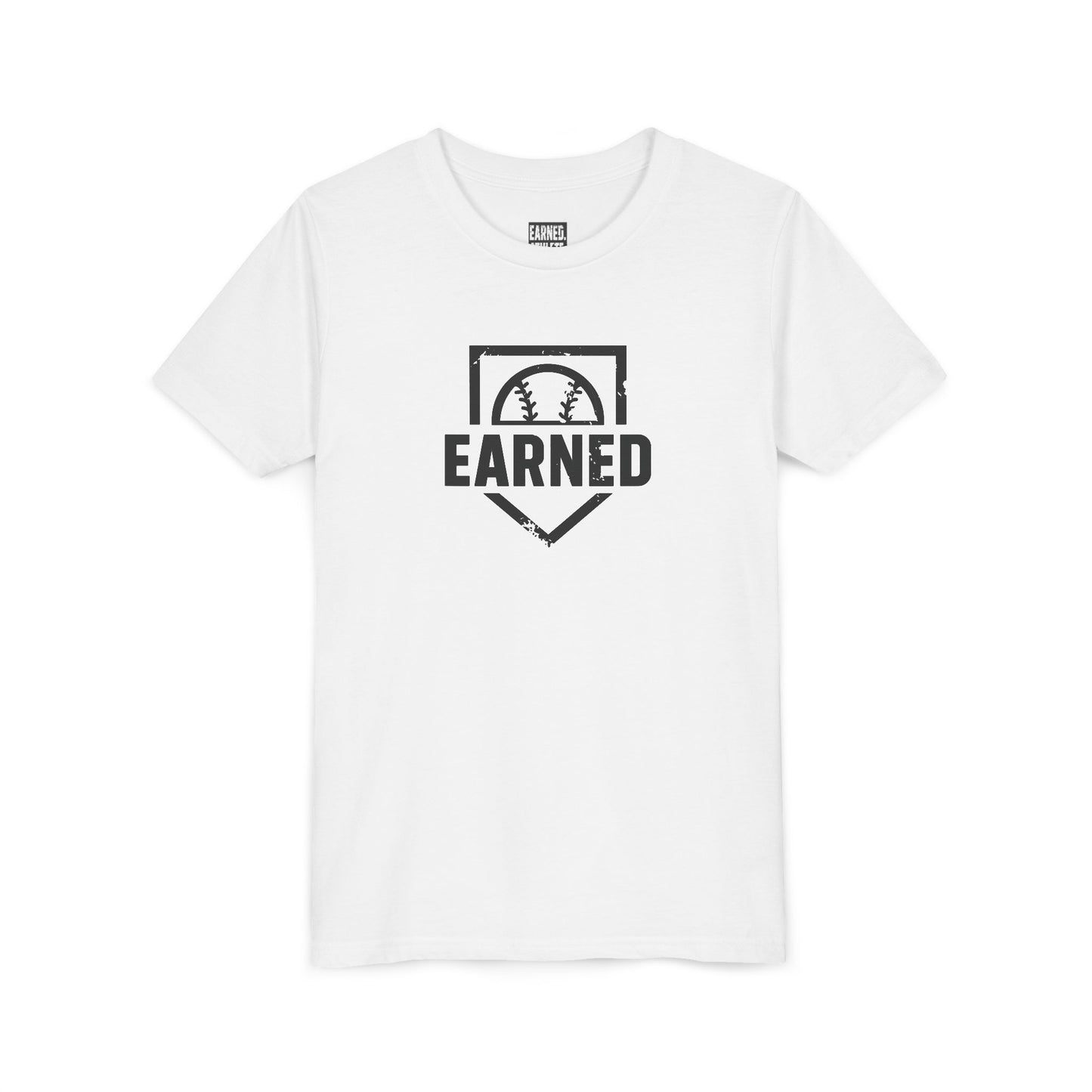 Earned Youth Tee - Black Logo