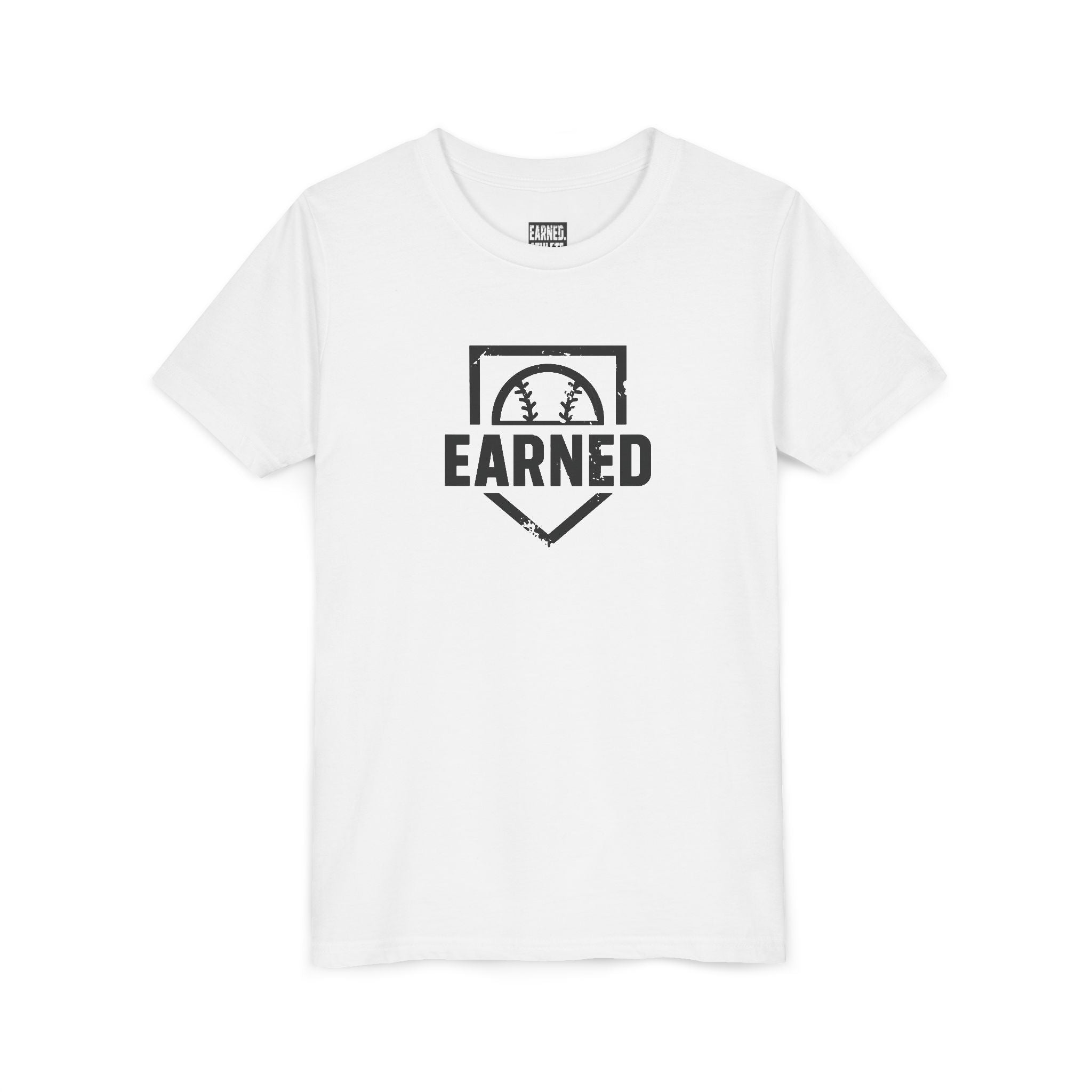 Earned Youth Tee - Black Logo