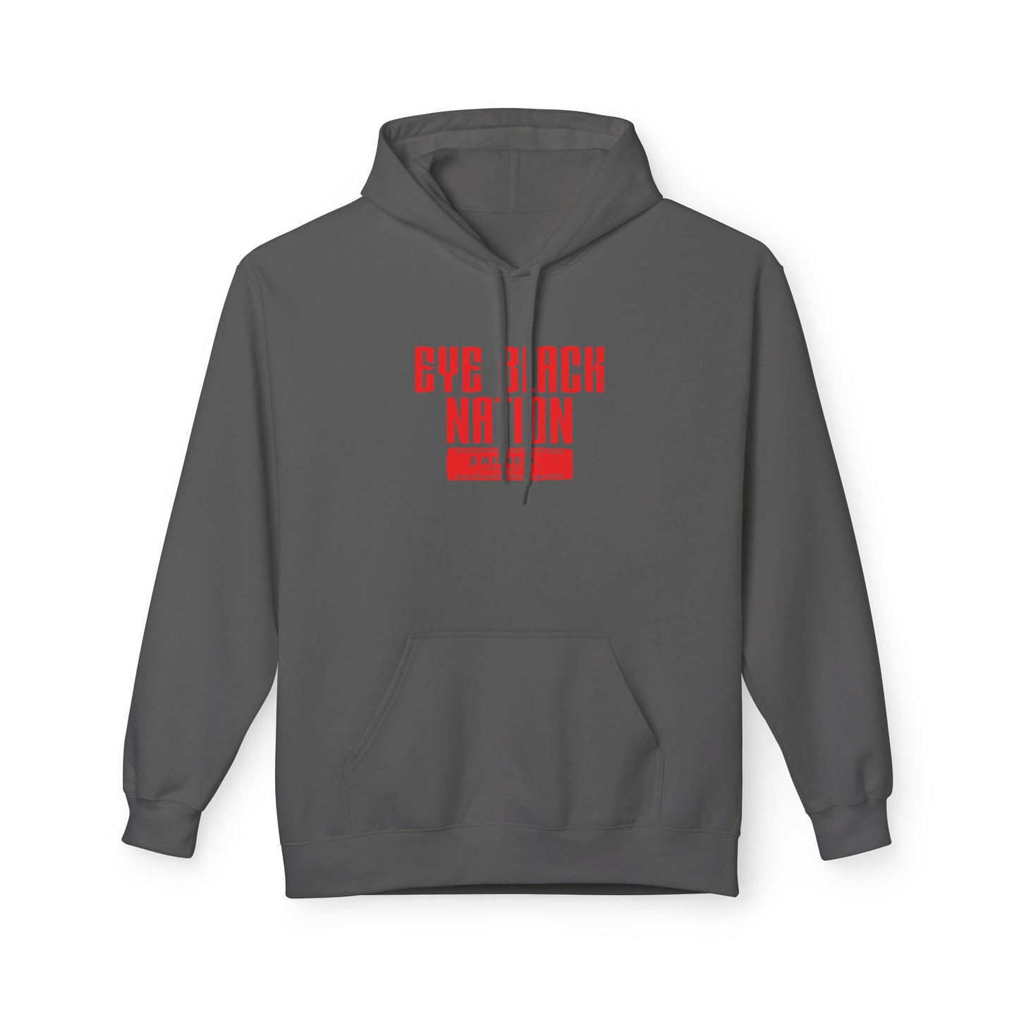 Eye Black Nation Adult Hoodie - Red Graphic
