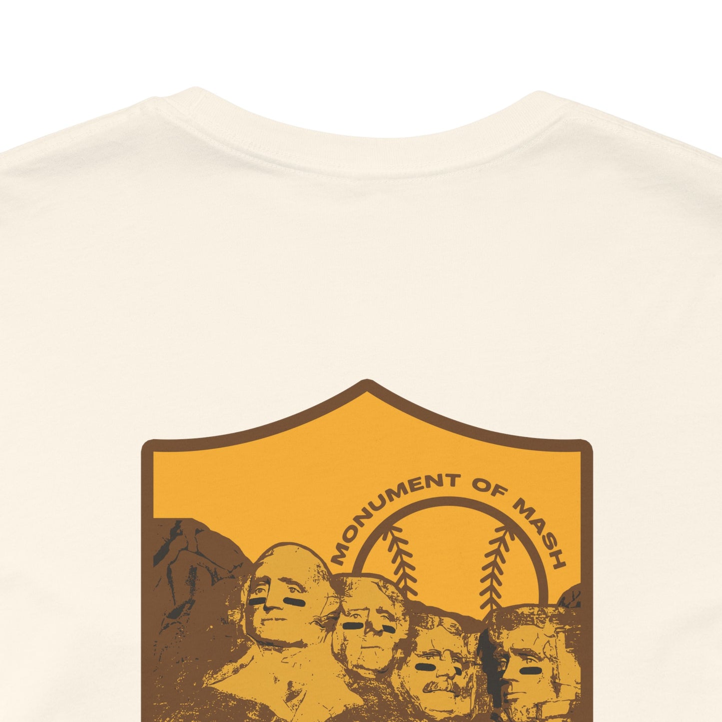 Monument Of Mash Adult Tee - Gold Graphic America 250 Collection