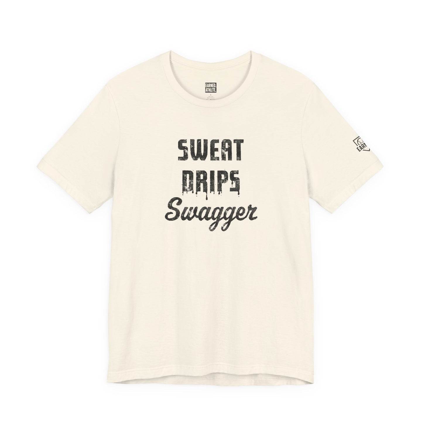 Sweat Drips Swagger Adult Tee - Black Graphic